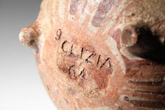 Large Italian ceramics signed Clizia from the 1960s mid century