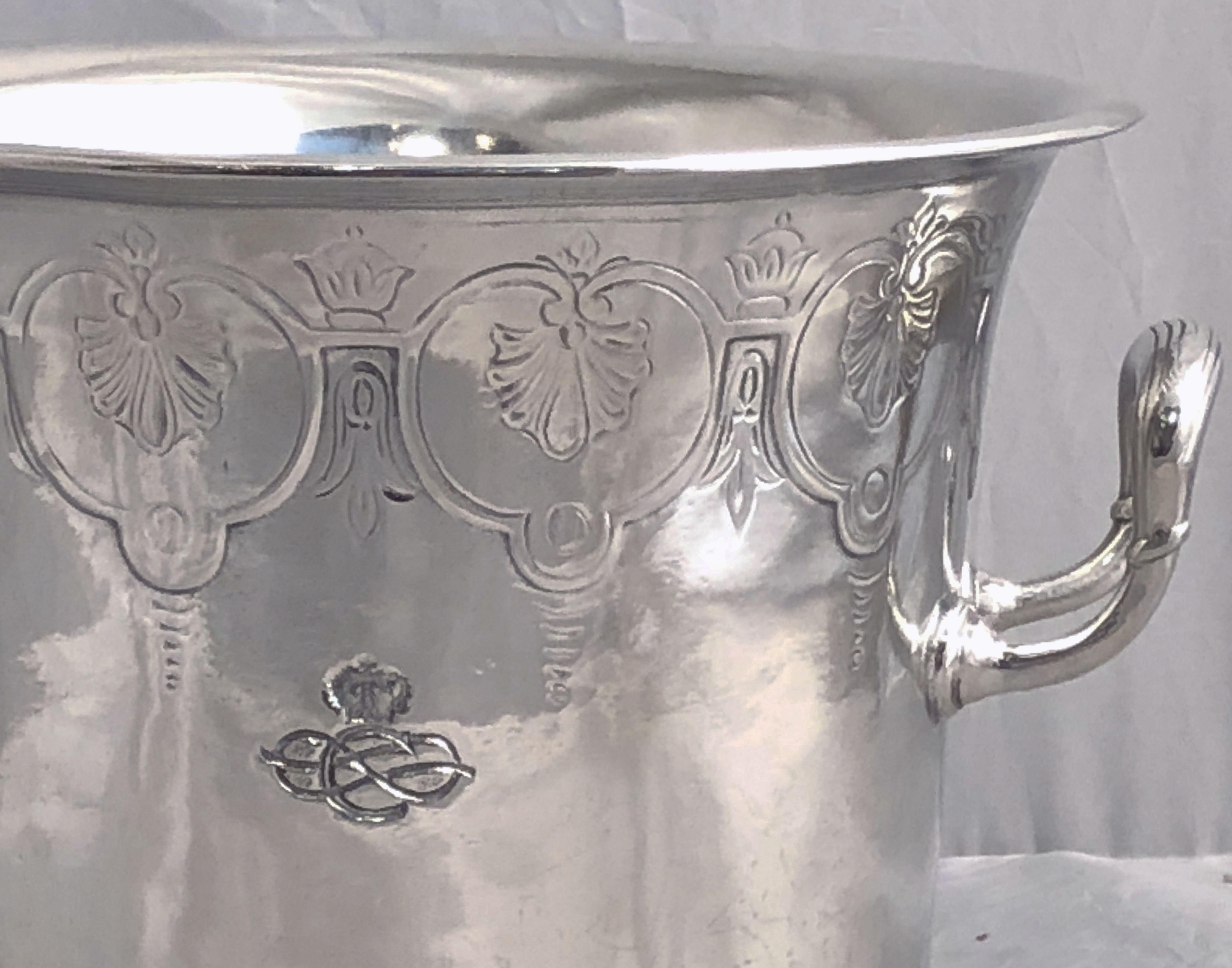 Large Italian Champagne Bottle Holder from the Collezione Italia Navigazione 5