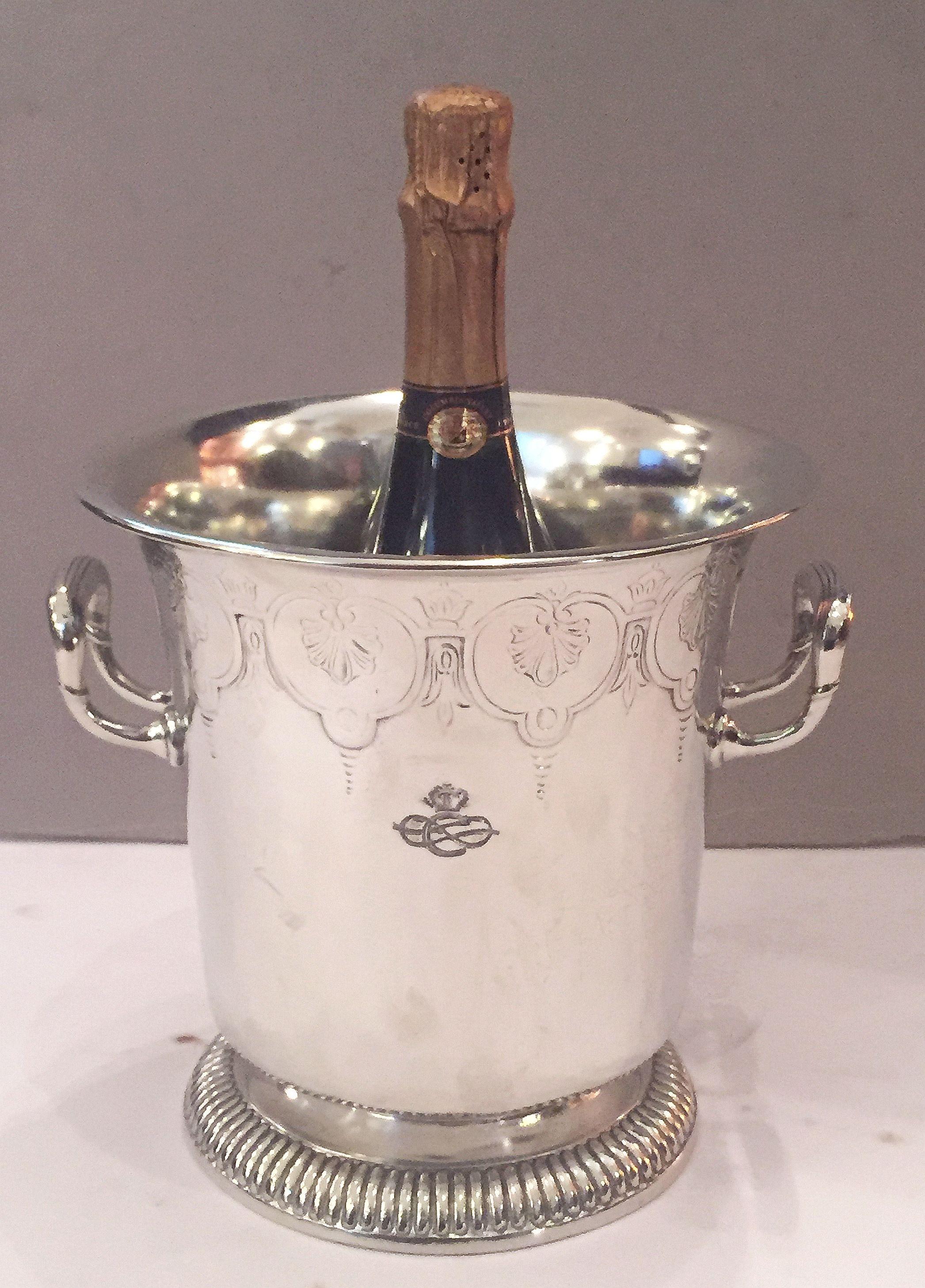 Large Italian Champagne Bottle Holder from the Collezione Italia Navigazione 10