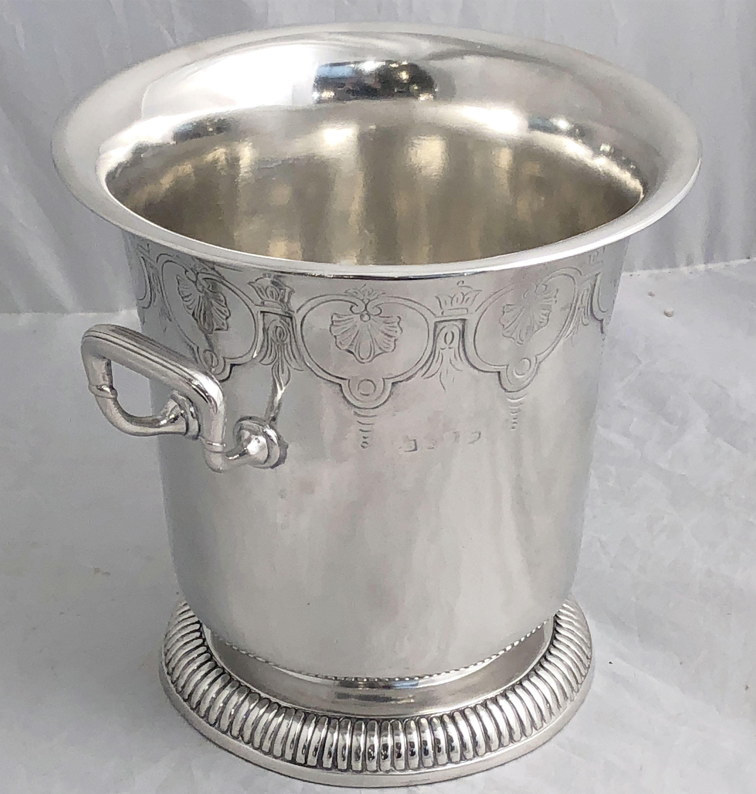 Metal Large Italian Champagne Bottle Holder from the Collezione Italia Navigazione