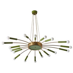 Italian Four-Arm Chandelier For Sale at 1stdibs