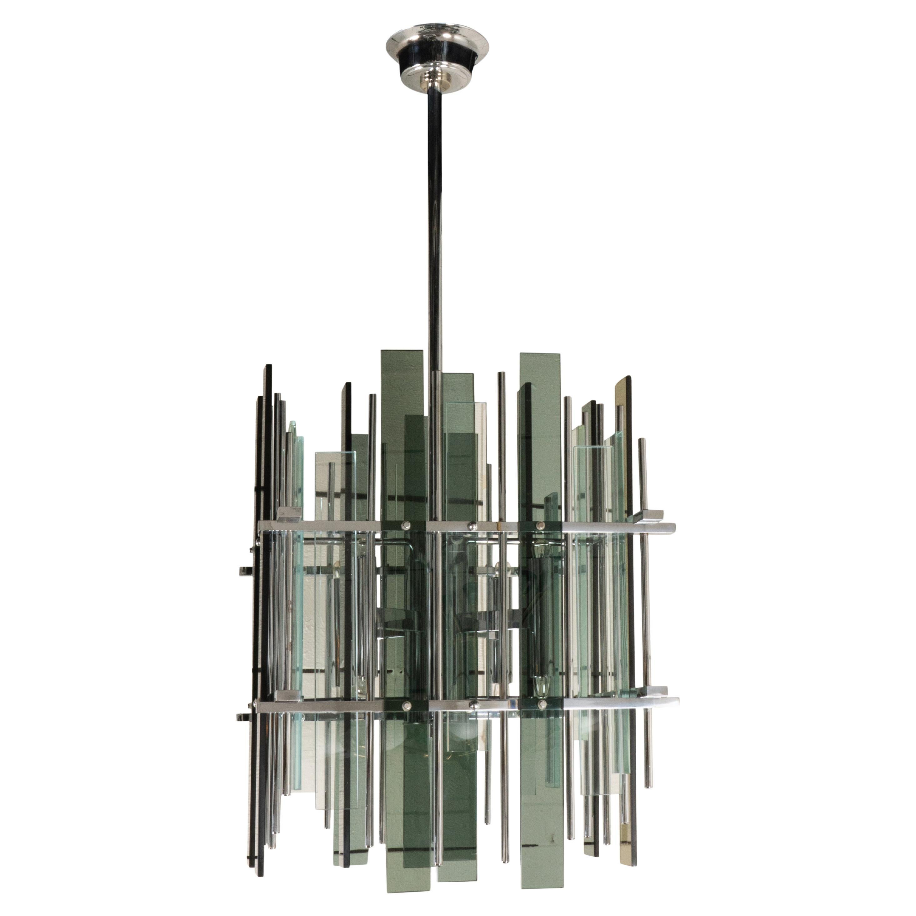 Large Italian chandelier of the 70s