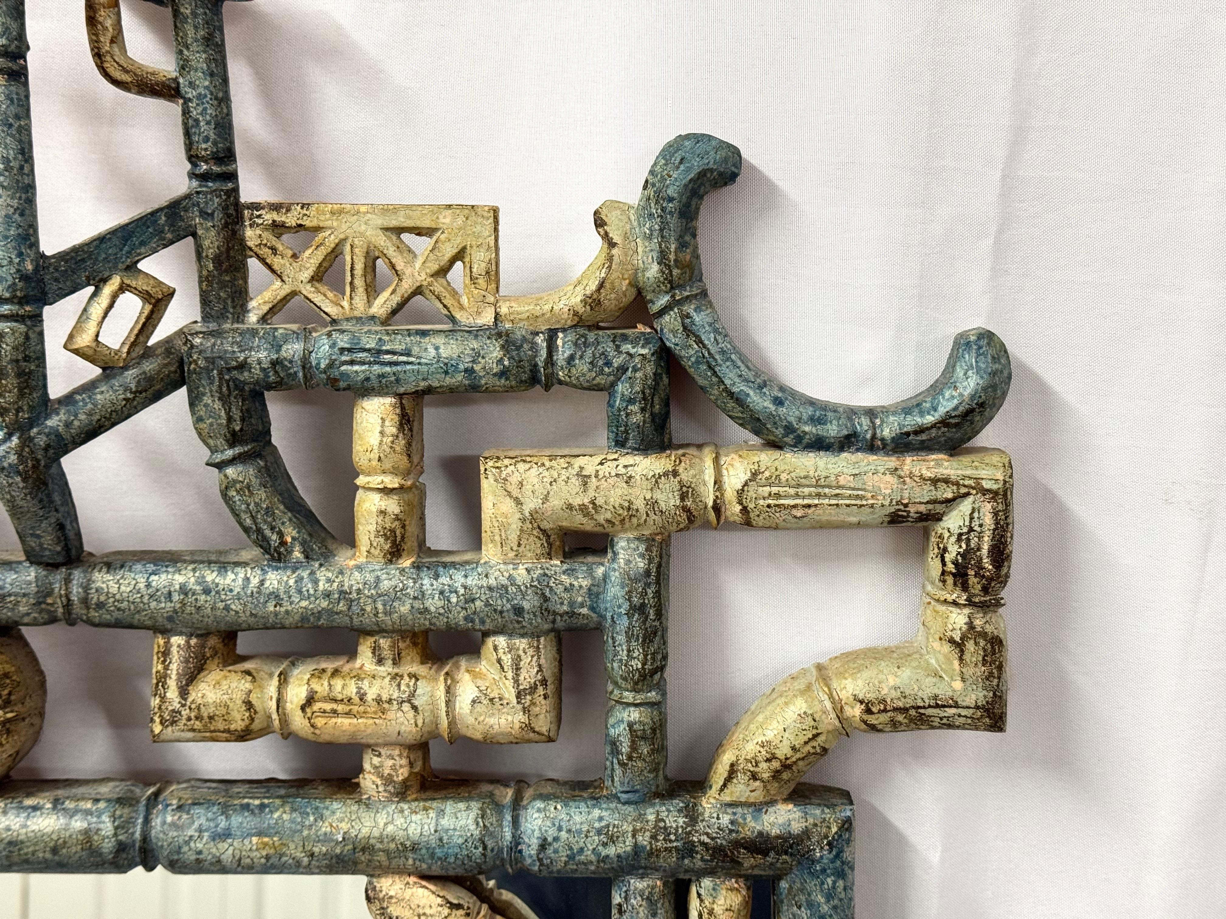 Large Italian Chinoiserie Pagoda Mirror 7