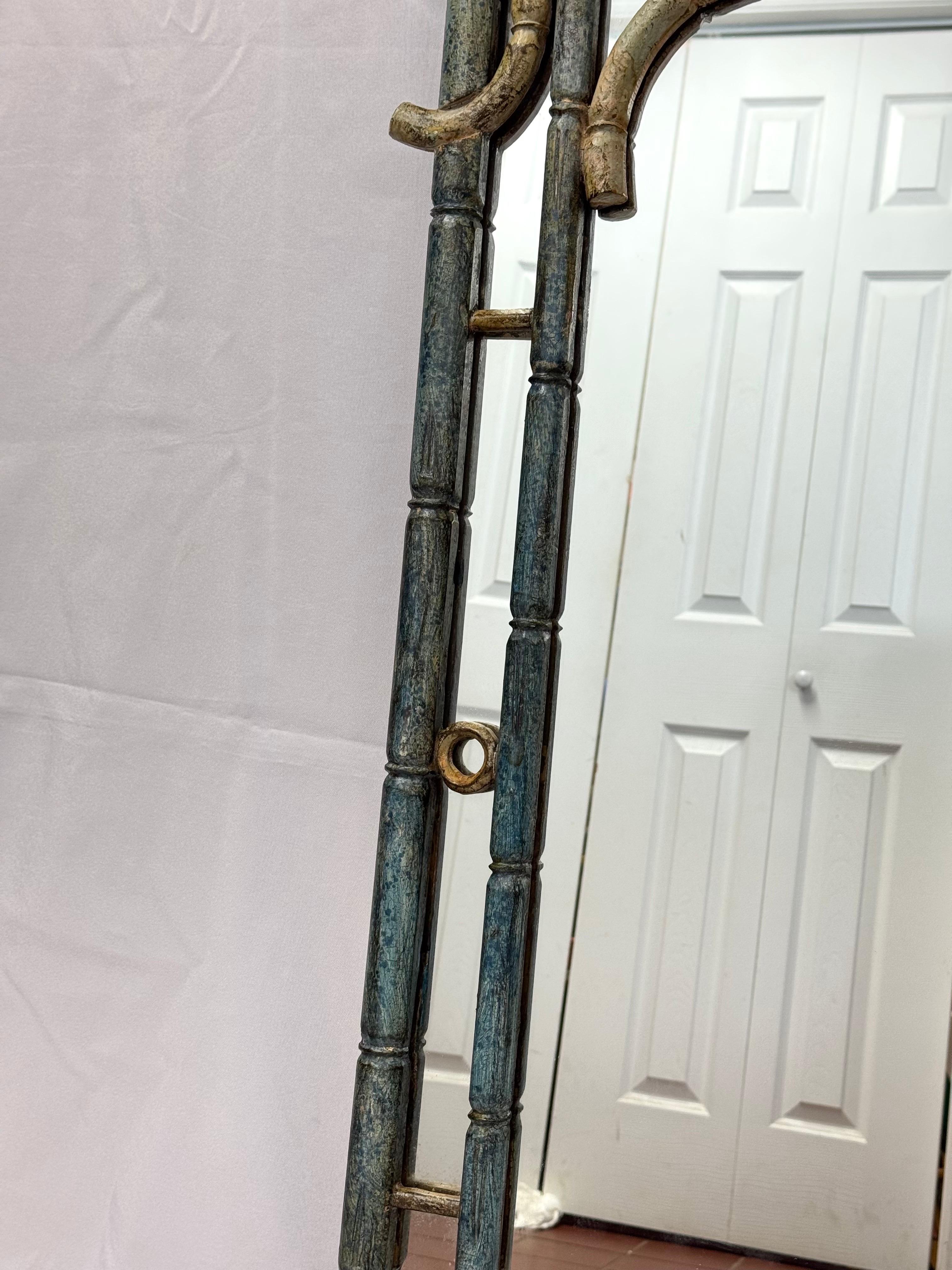 Large Italian Chinoiserie Pagoda Mirror 9