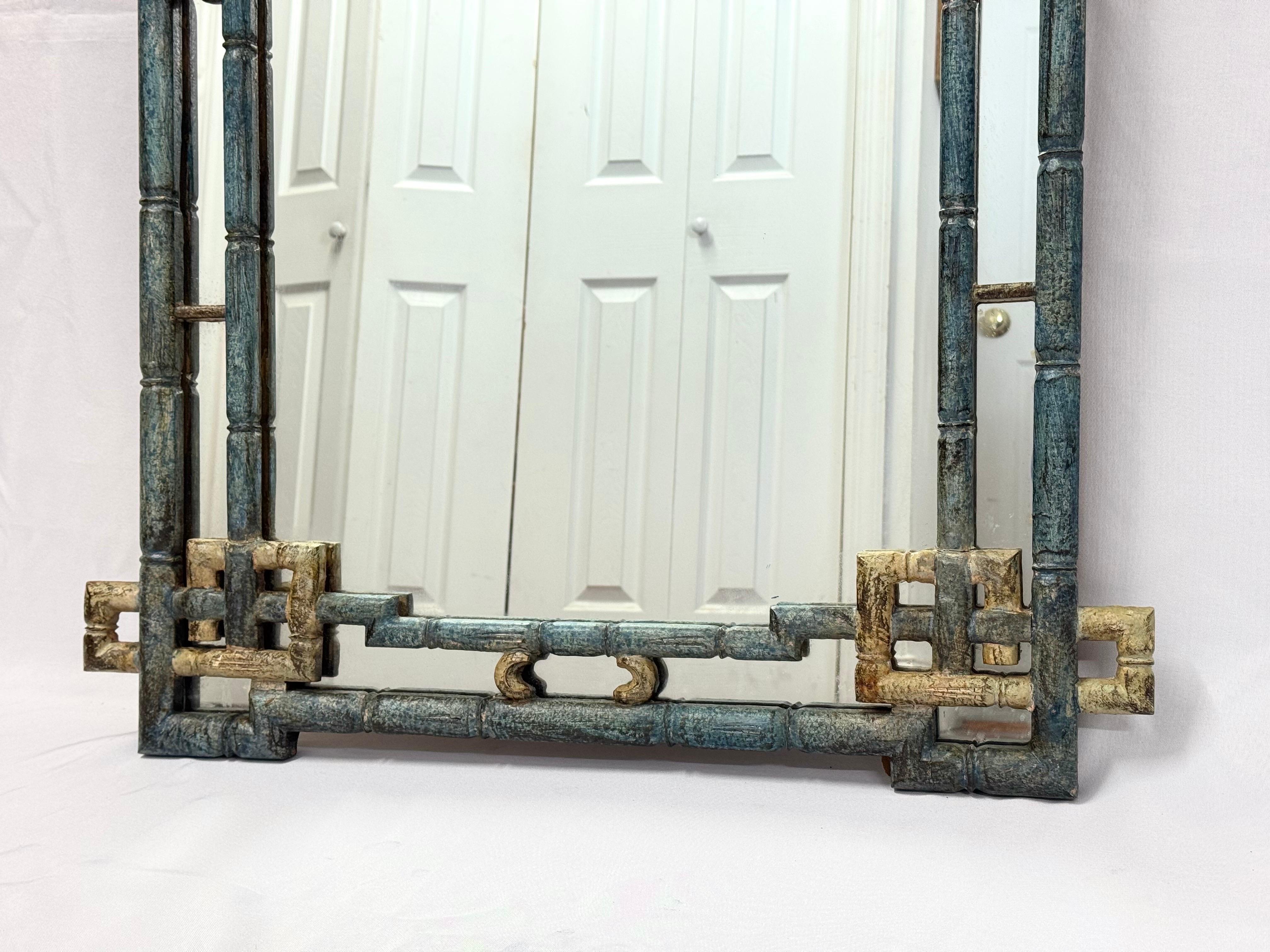 Large Italian Chinoiserie Pagoda Mirror 10