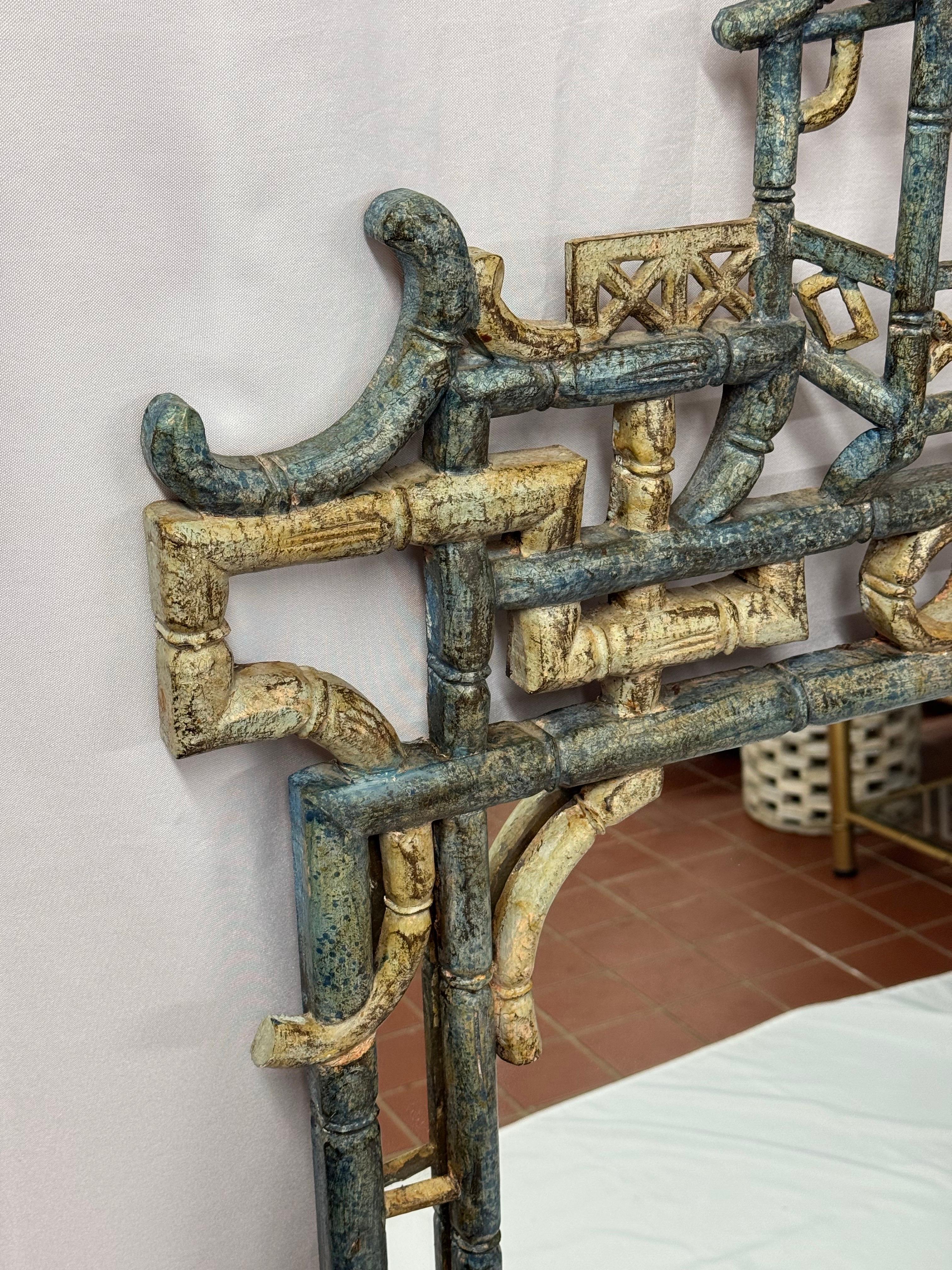 Large Italian Chinoiserie Pagoda Mirror 5