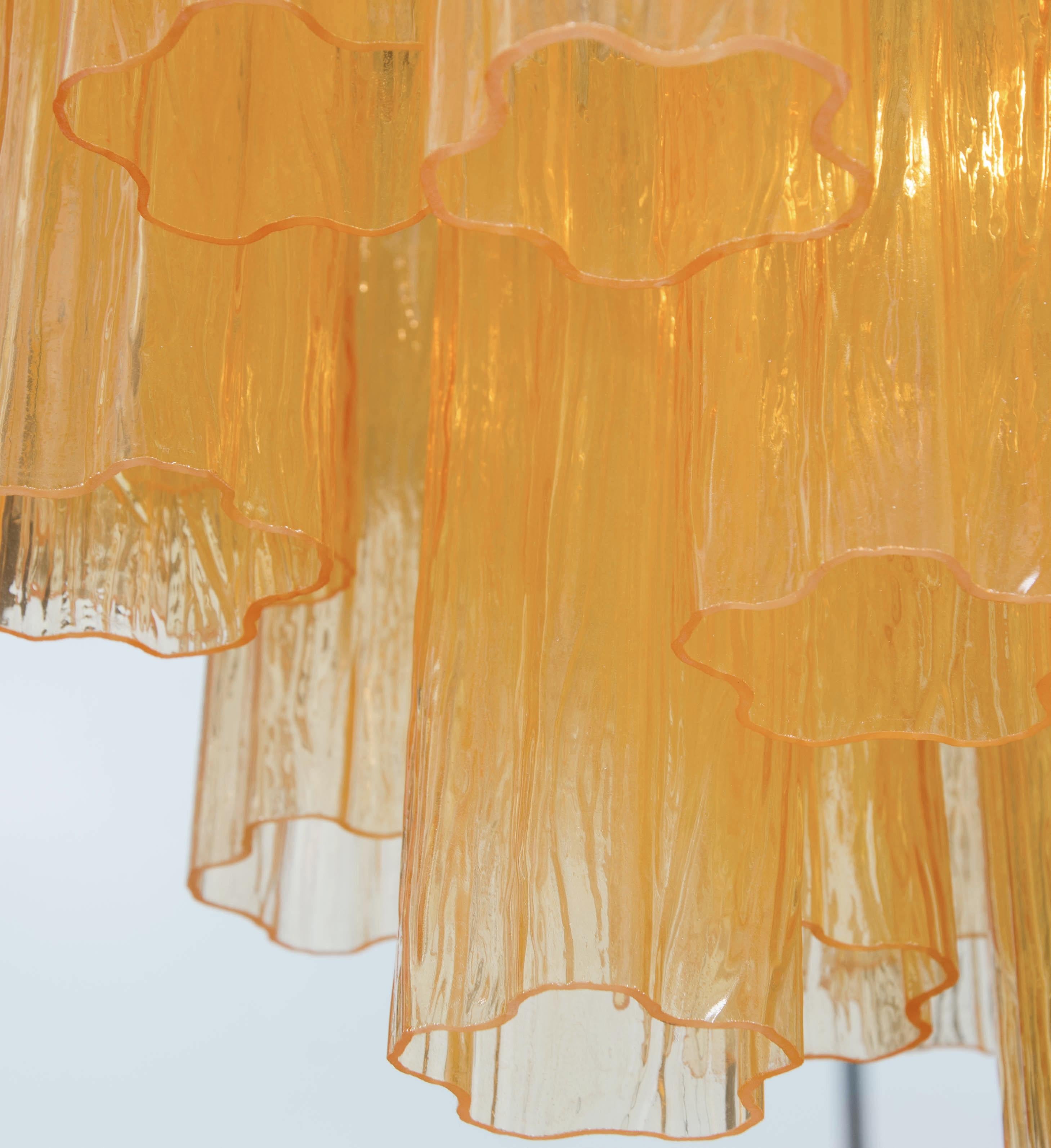 Großer italienischer Klarglaszylinder 'Claridge's' Kronleuchter (21. Jahrhundert und zeitgenössisch) im Angebot
