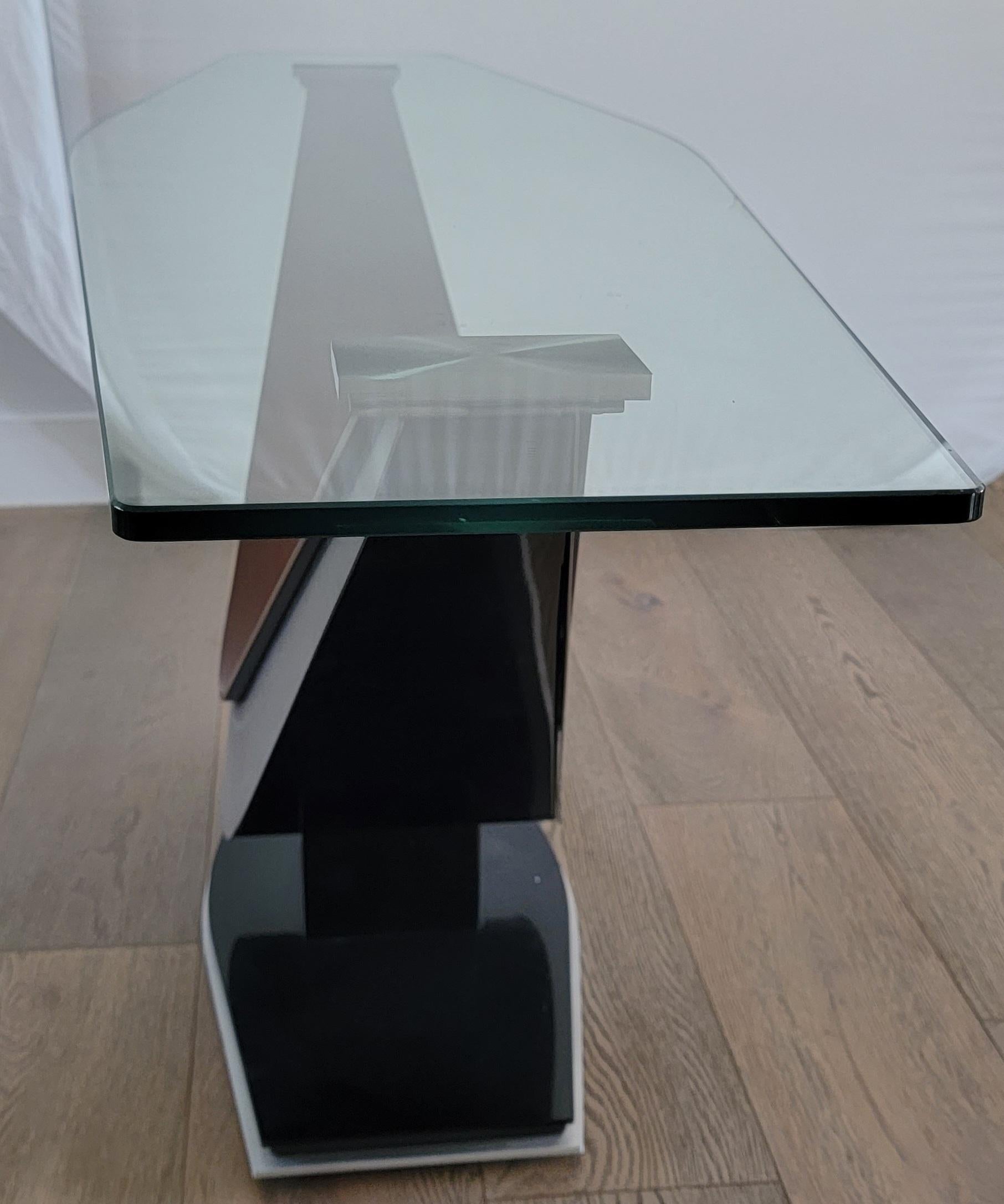 Modern Large Italian Contemporary Console Table For Sale