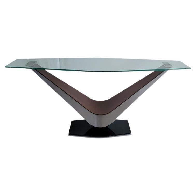 Grande table console italienne contemporaine