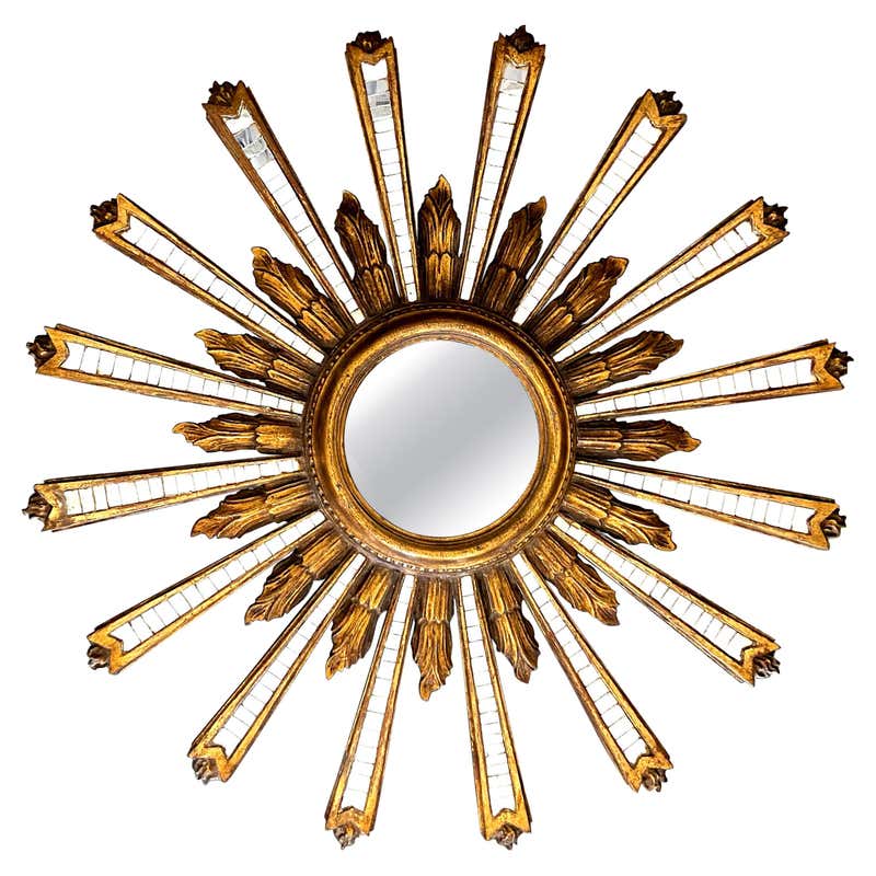Antique and Vintage Sunburst Mirrors - 634 For Sale at 1stDibs