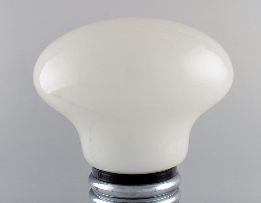 Modern Large Italian Designer Table Lamp Shaped like a Light Bulb, 1980s For Sale