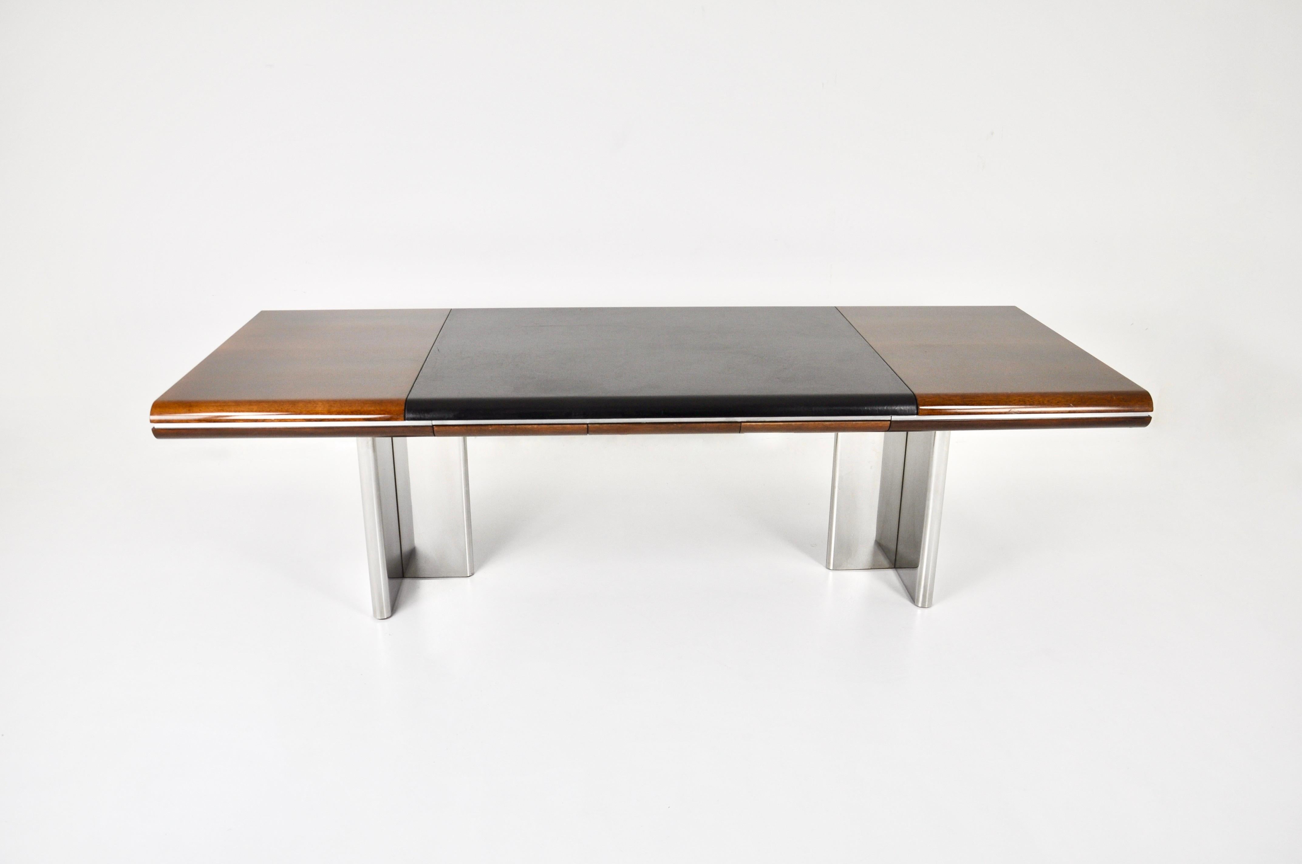 Metal Large Italian Desk by Hans von Klier for Skipper, 1970s