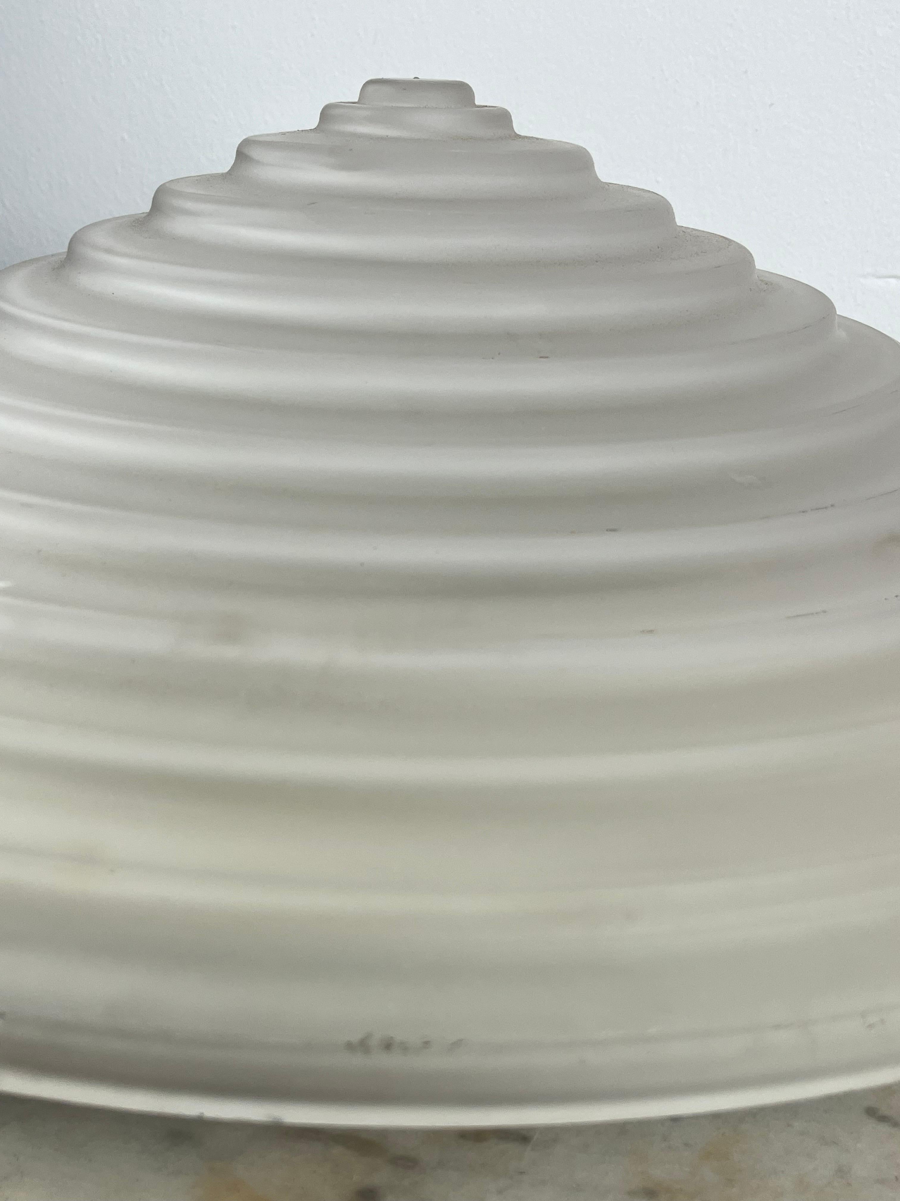 Large Italian Double Neon Ceiling Light Diameter 60 cm 1970s For Sale 7