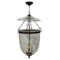 Large Italian Etched Lantern