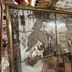 Large Italian Etched Mirror