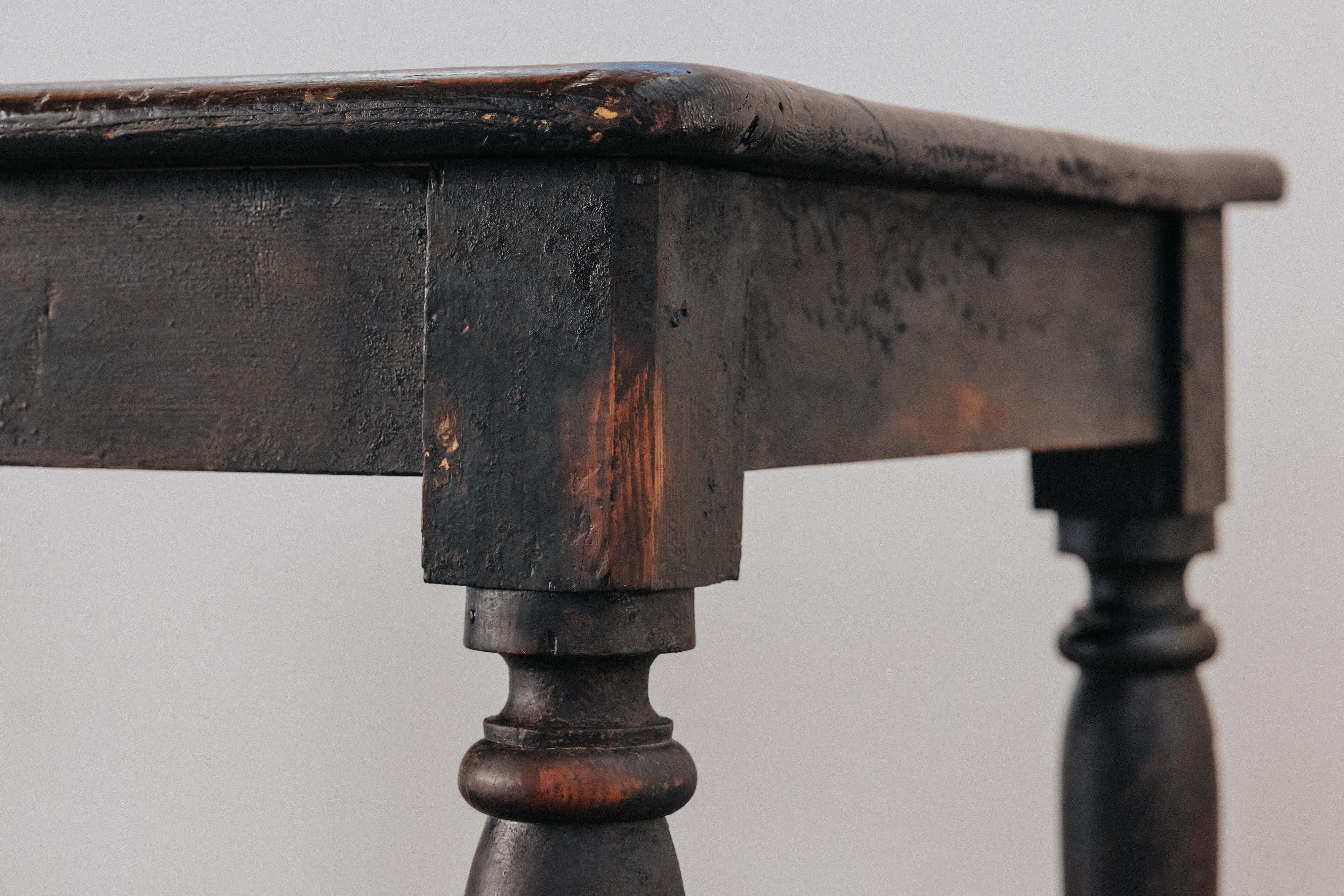 Grande table de ferme italienne provenant de France, vers 1850 Bon état - En vente à Nashville, TN