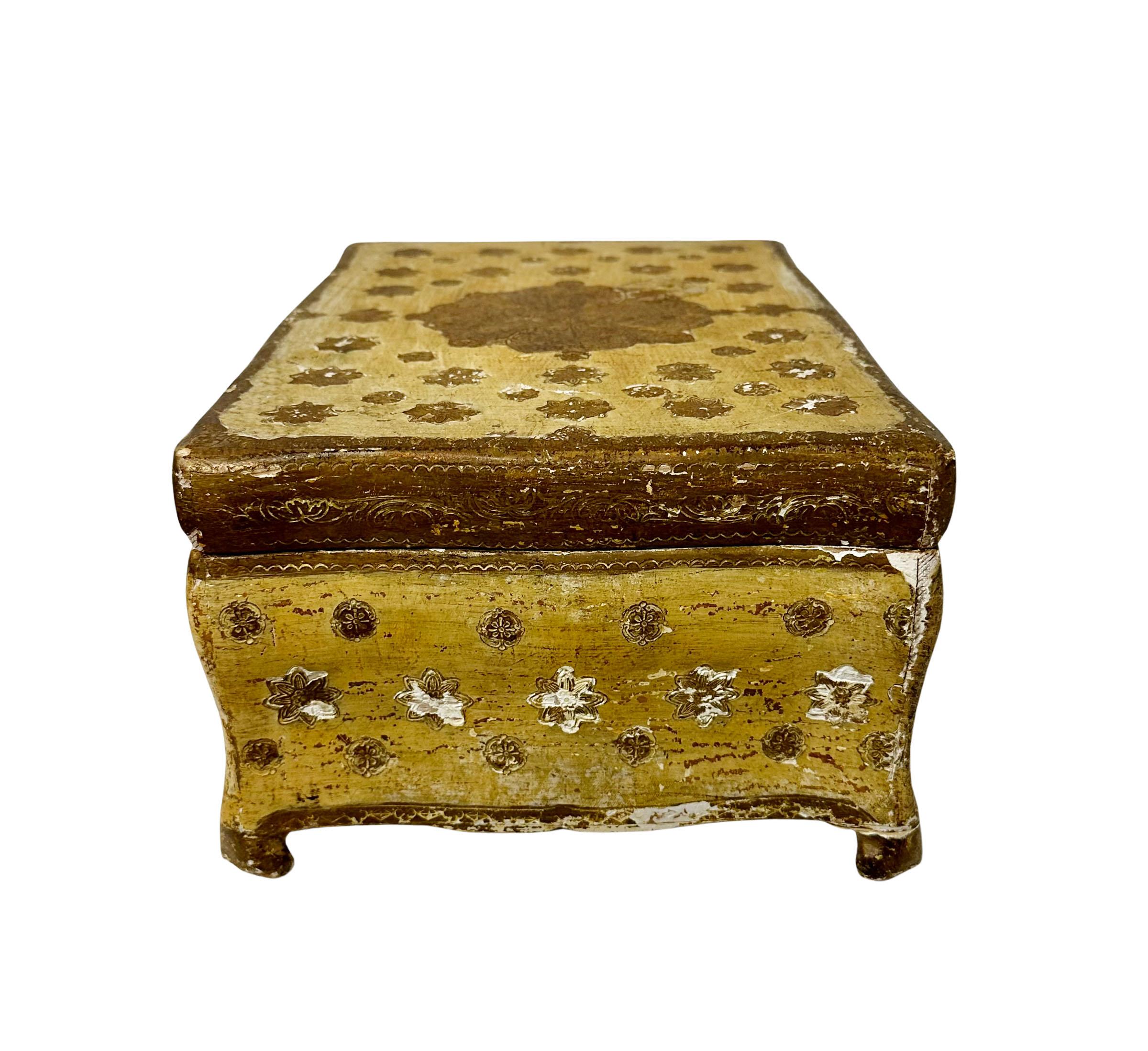 Caja Florentina Italiana Grande Italiano en venta