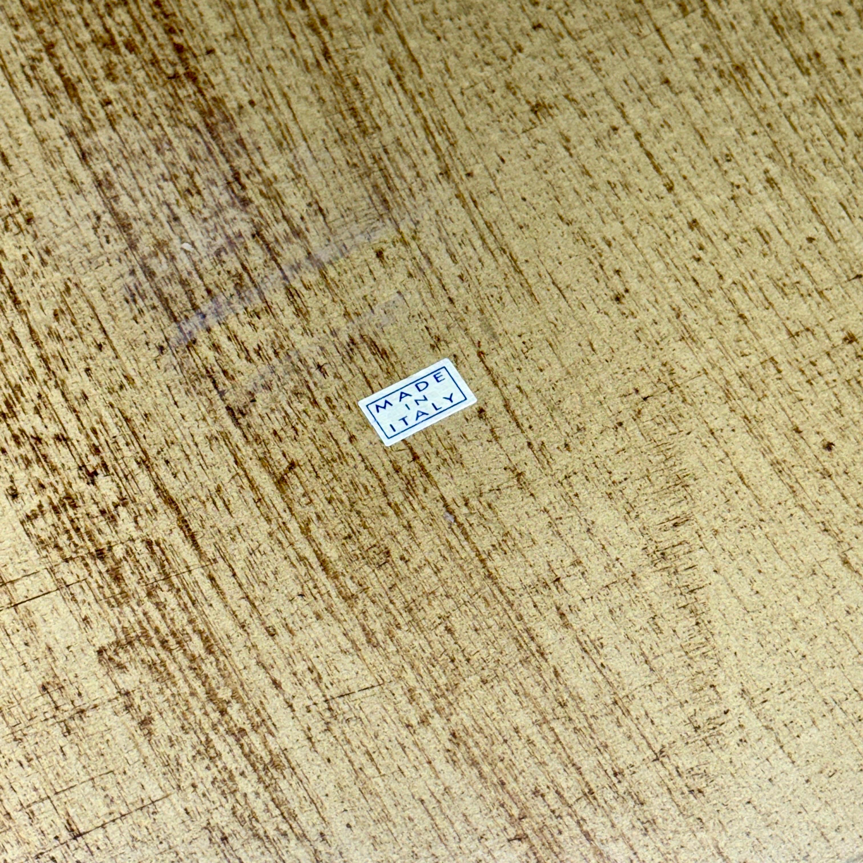 Large Italian Florentine Gilt Wood Gold Tray with Fruits en vente 11