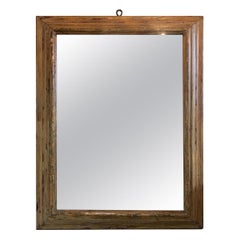 Antique Large Italian Frame with Mirror, 18th Century