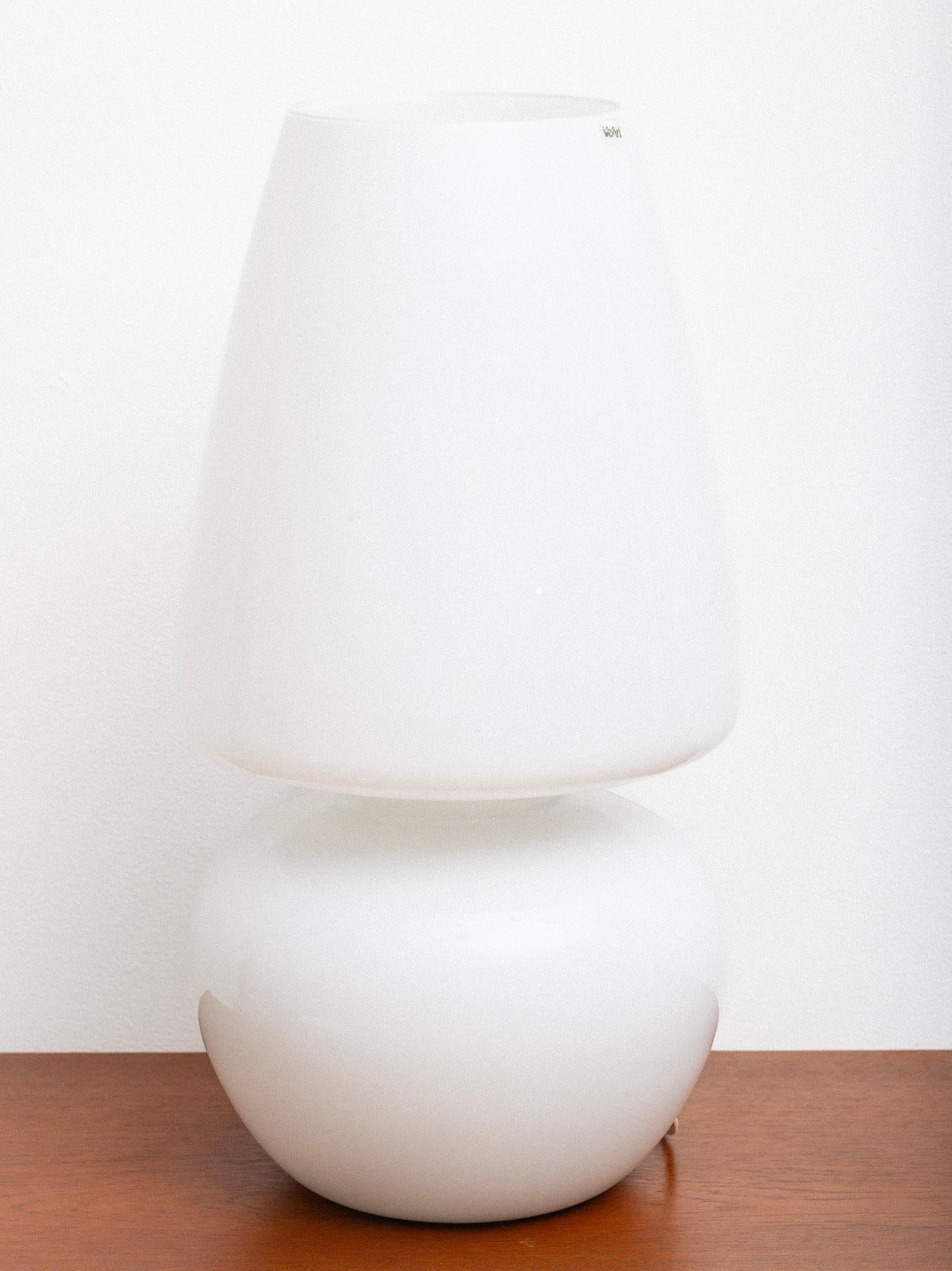 20th Century Large Italian Glass Table Lamp by VeArt For Sale