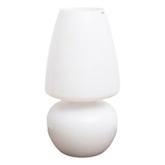 Grande lampe de table en verre italienne par VeArt