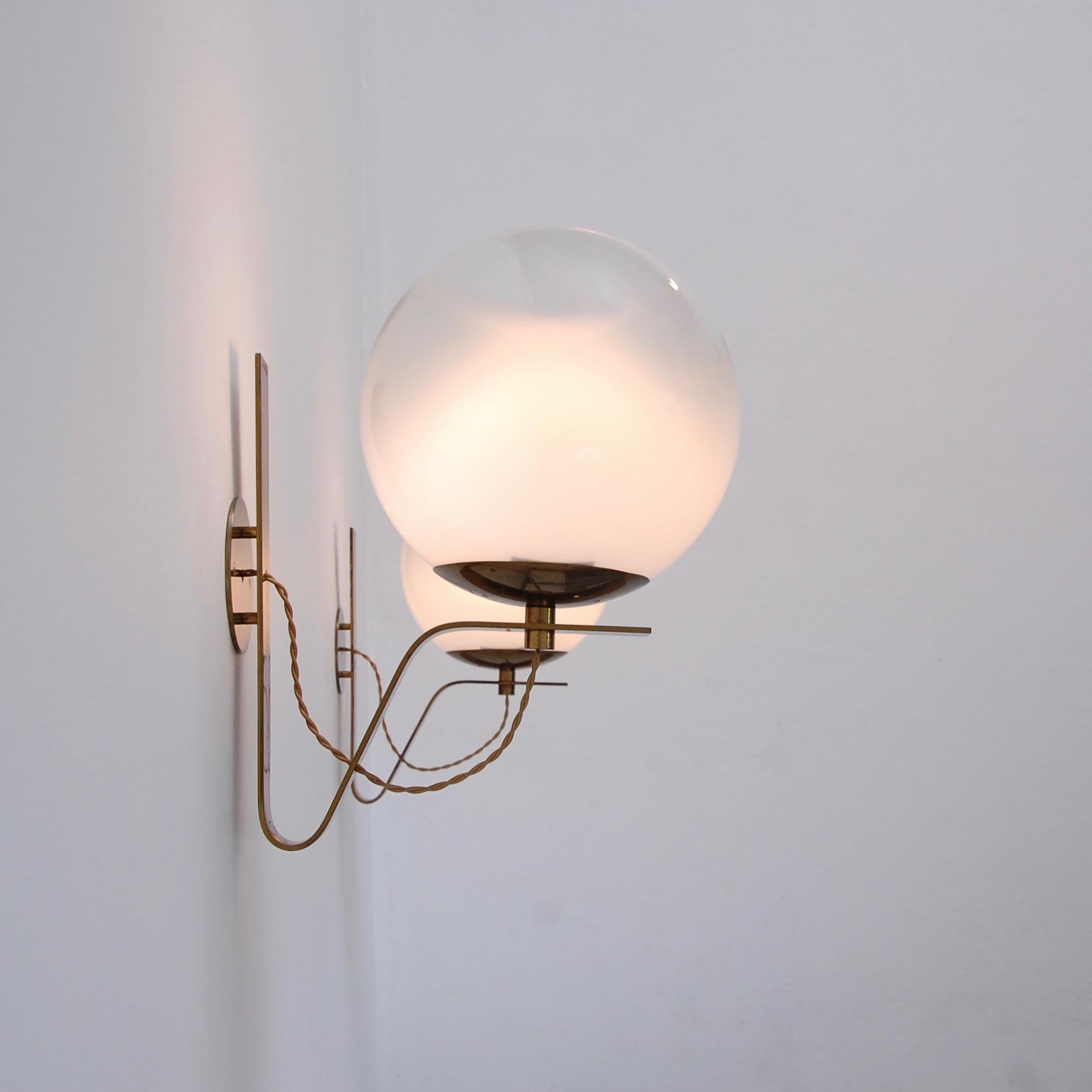 Large Italian Globe Sconces At 1stDibs Italian Sconces large-italian-globe-sconces-at-1stdibs-italian-sconces