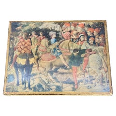 Large Italian Gold Gilt Rectangular Storage Jewelry Box