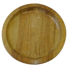 Grande piatto da centro in legno Art Carved, intagliato a mano e di grandi dimensioni