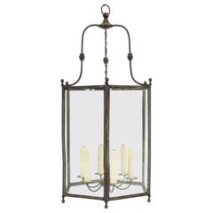 Antique Large Italian Hexagonal Lantern