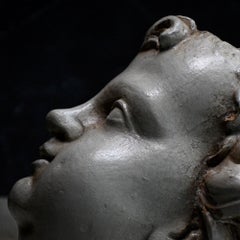 Large Italian Late 18th century hand carved cherub figure