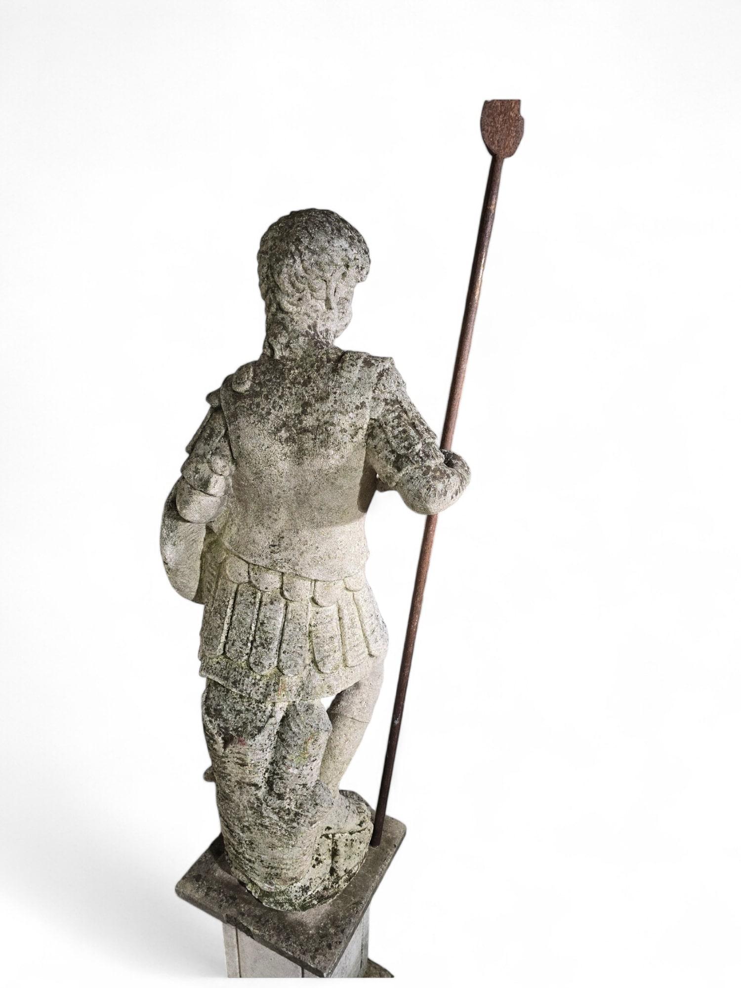 Late 19th Century LARGE ITALIAN LIMESTONE STATUE - 19TH CENTURY, 185 cm For Sale