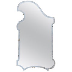 Large Frameless Shield Mirror