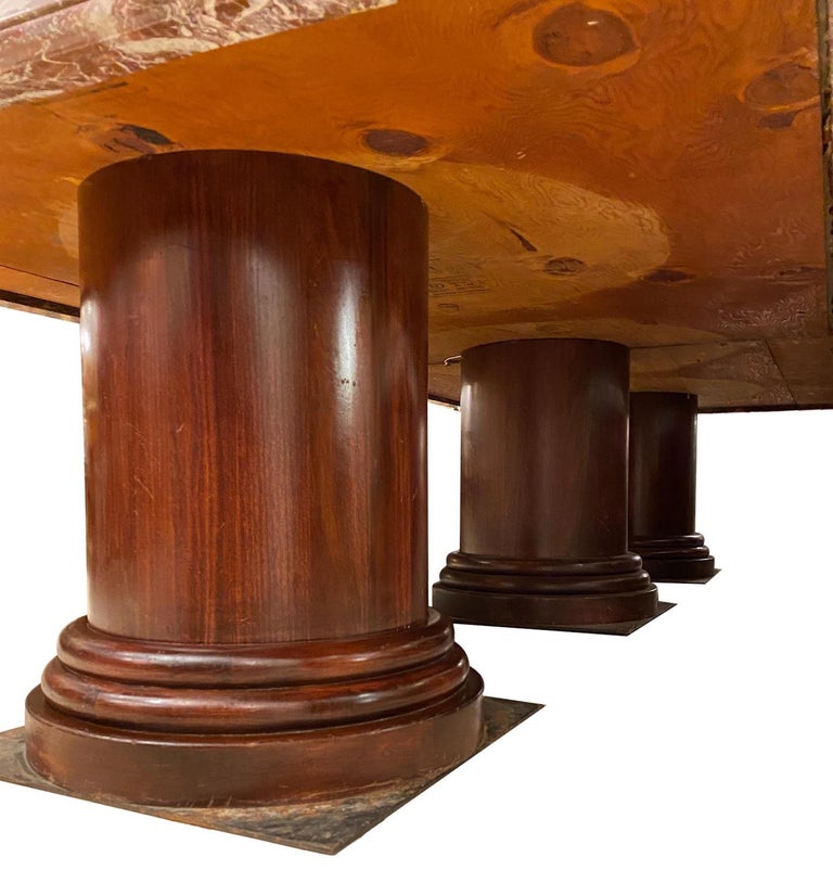 Large Italian Marble Table For Sale at 1stDibs