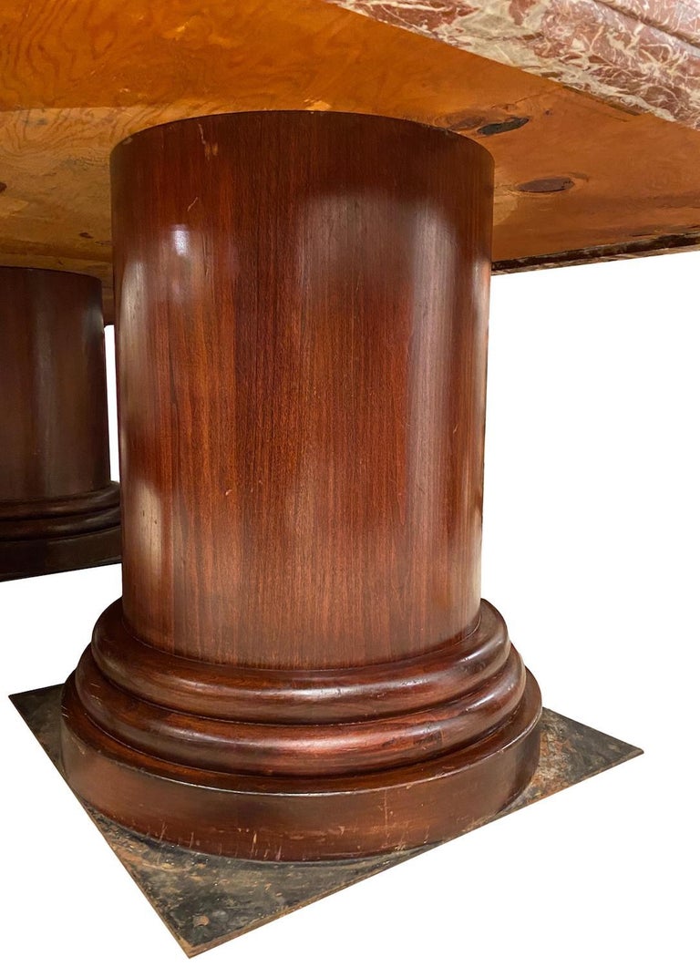 Large Italian Marble Table For Sale at 1stDibs