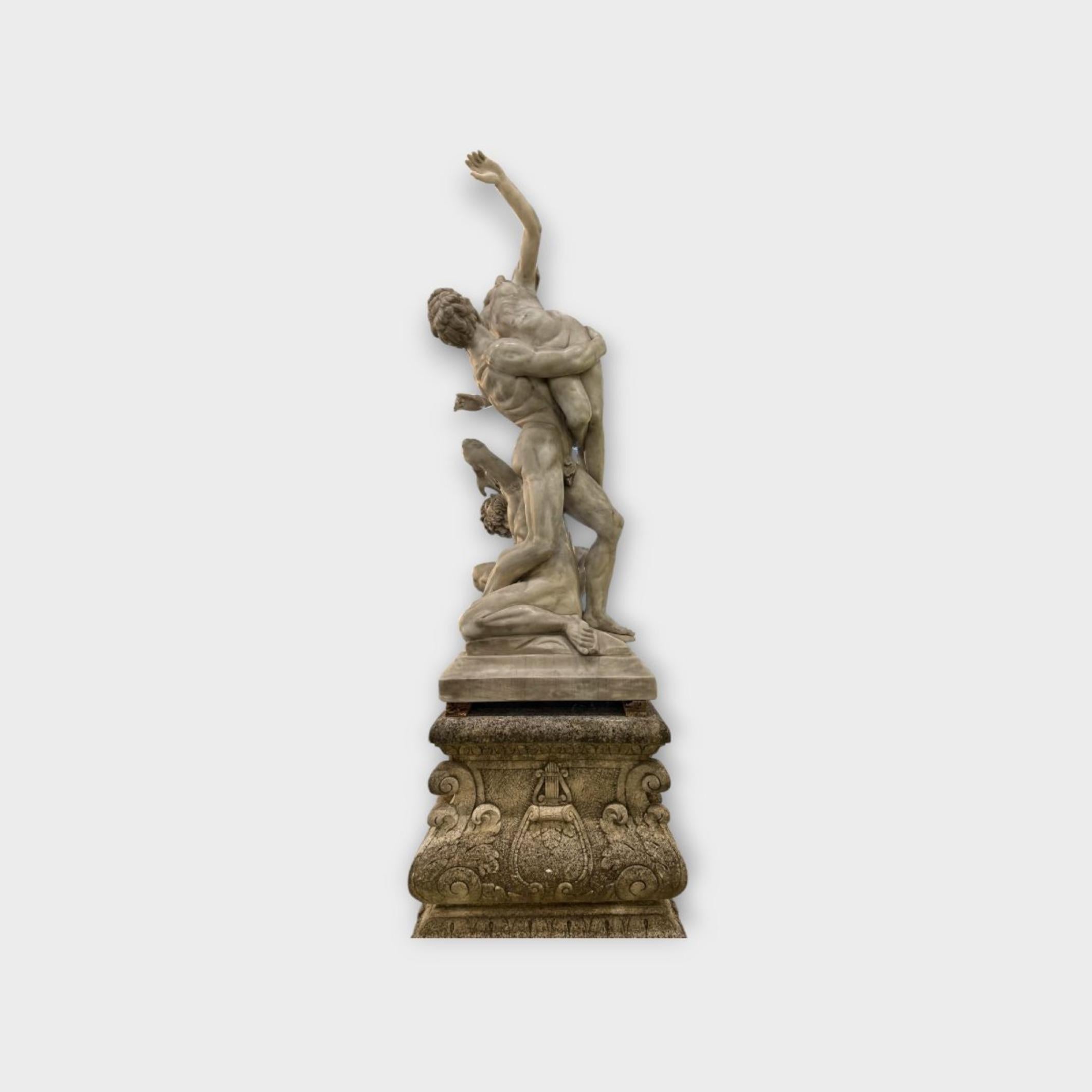 Barocco Scultura in marmo italiano di grandi dimensioni - 