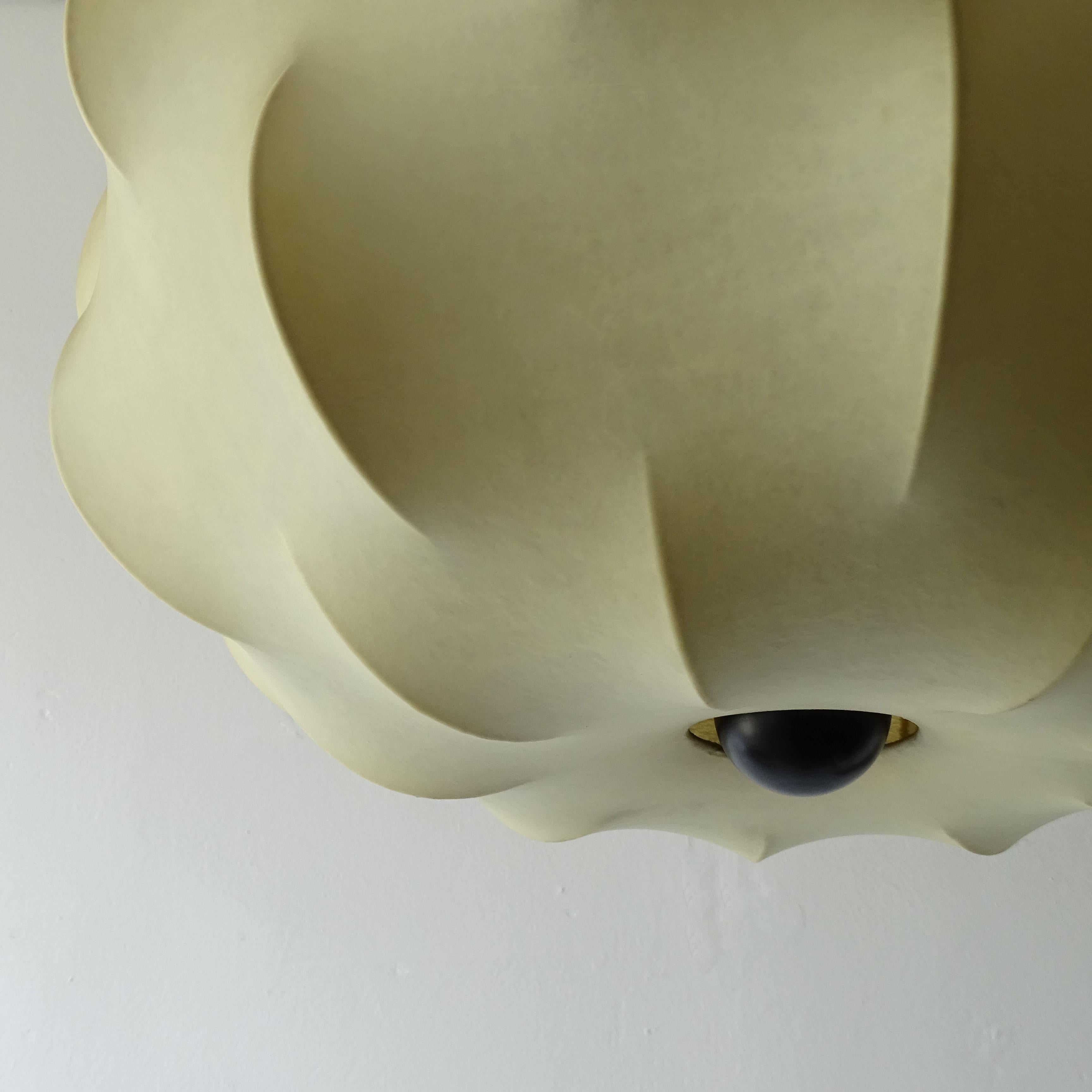 Large Italian Mid Century Cocoon Nuvola Chandelier, Tobia Scarpa for Flos, 1962 5
