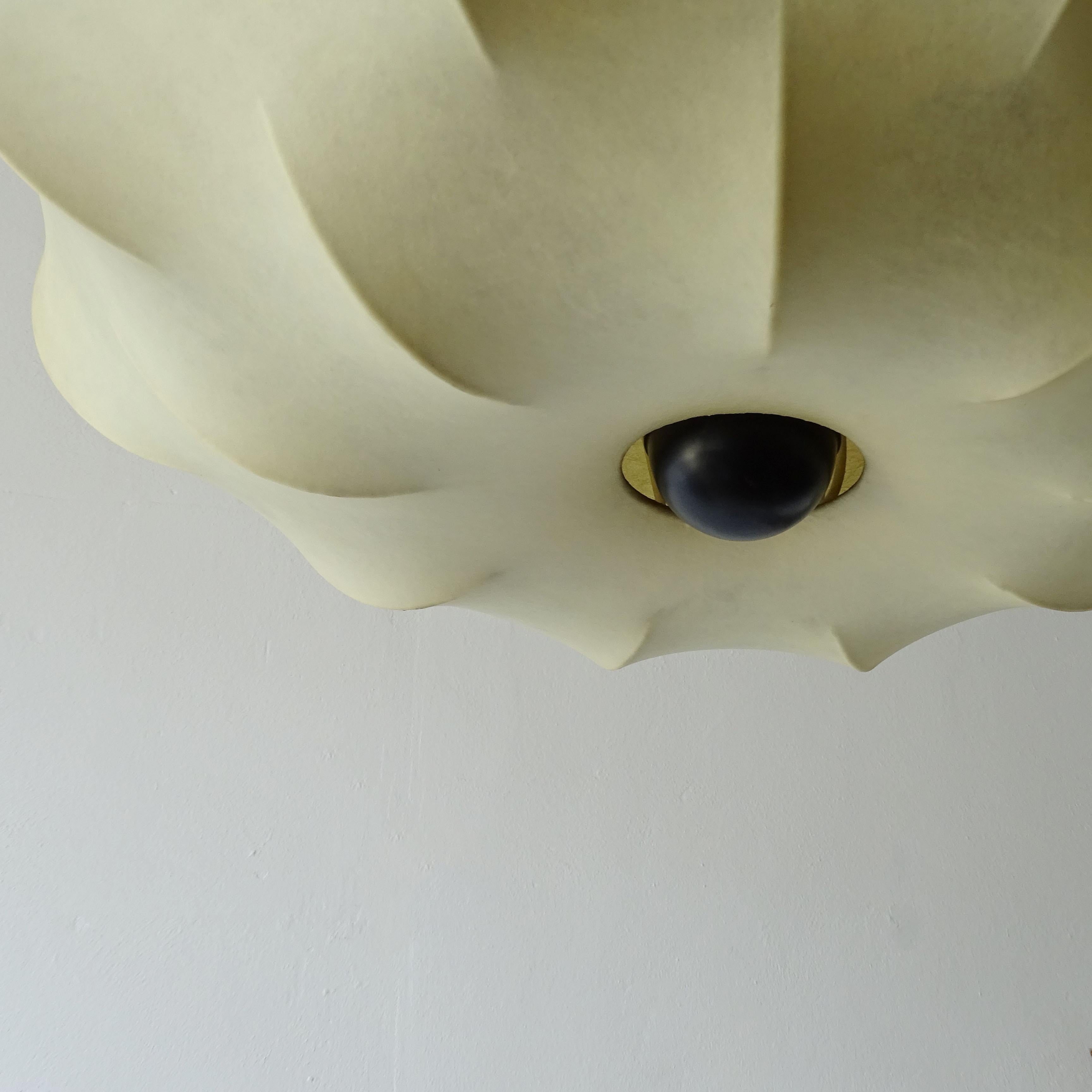 Large Italian Mid Century Cocoon Nuvola Chandelier, Tobia Scarpa for Flos, 1962 8