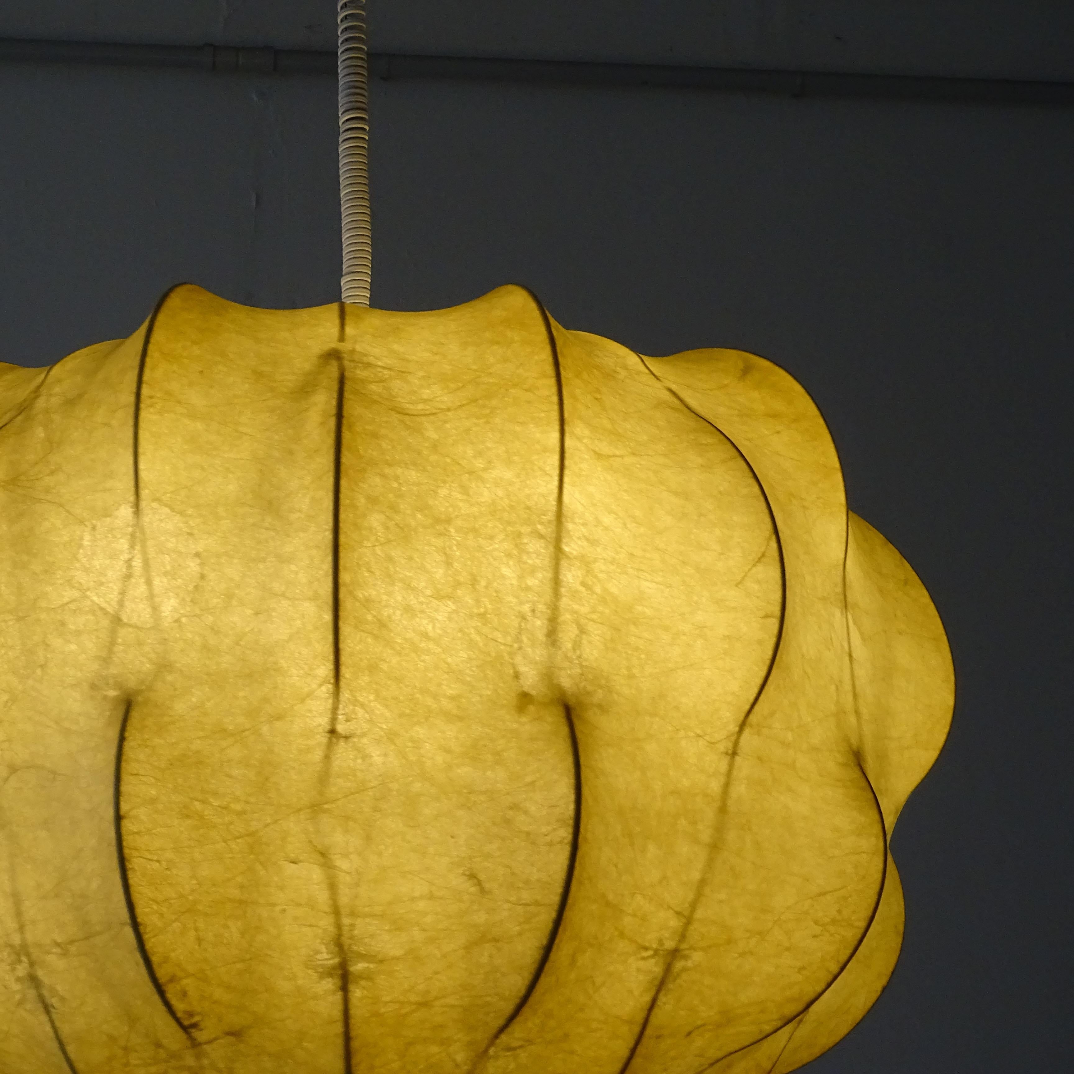 Large Italian Mid Century Cocoon Nuvola Chandelier, Tobia Scarpa for Flos, 1962 11