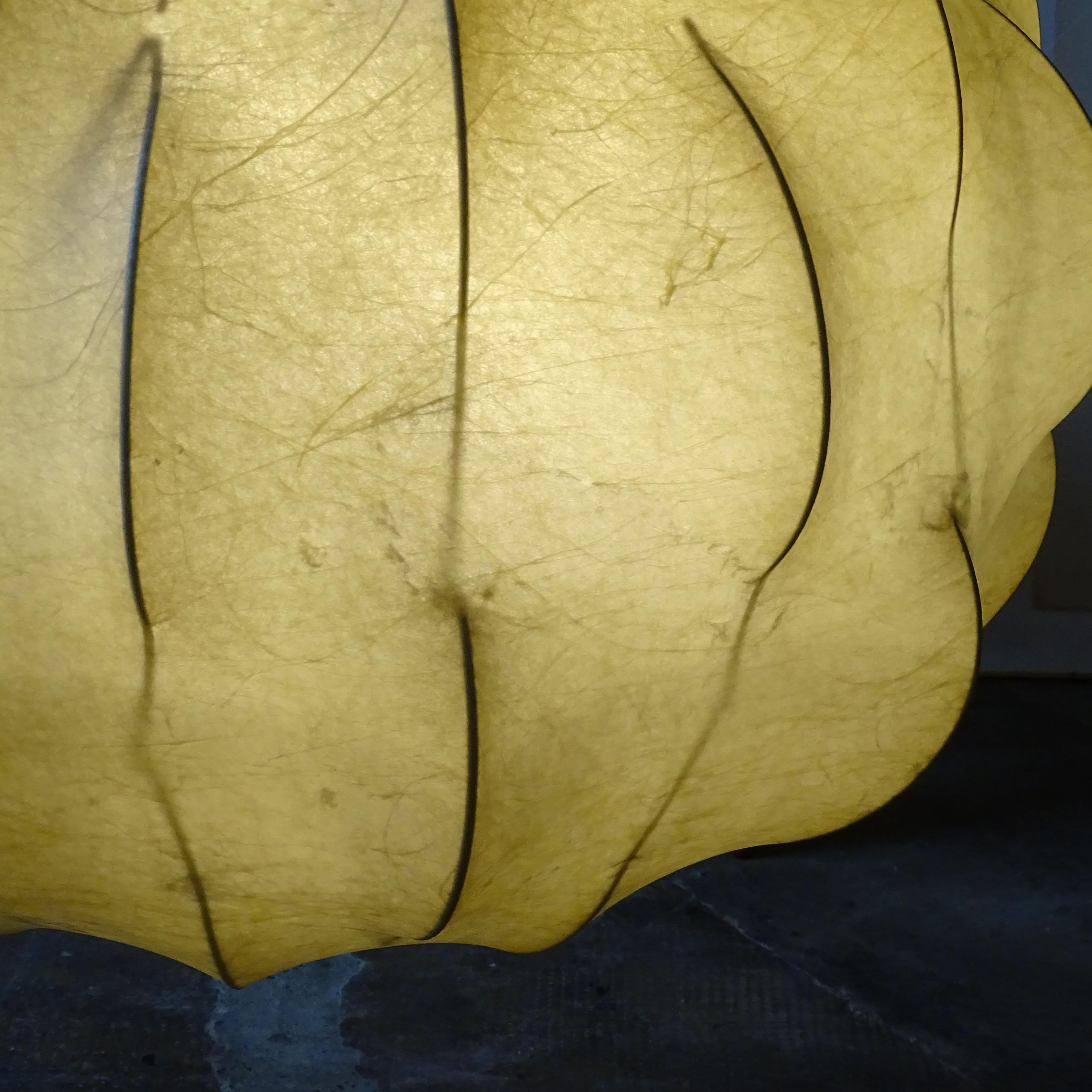 Large Italian Mid Century Cocoon Nuvola Chandelier, Tobia Scarpa for Flos, 1962 12
