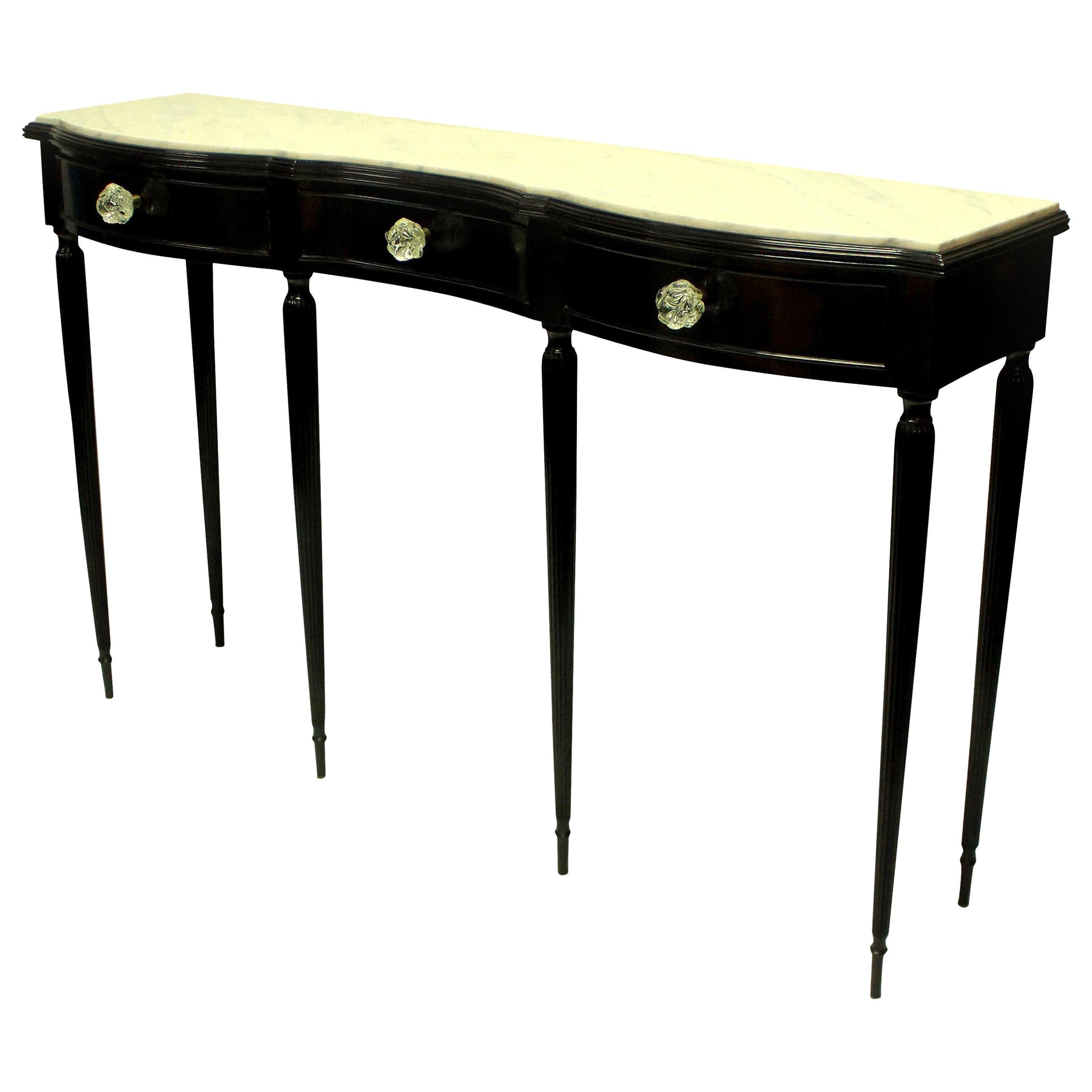 Large Italian Midcentury Console Table