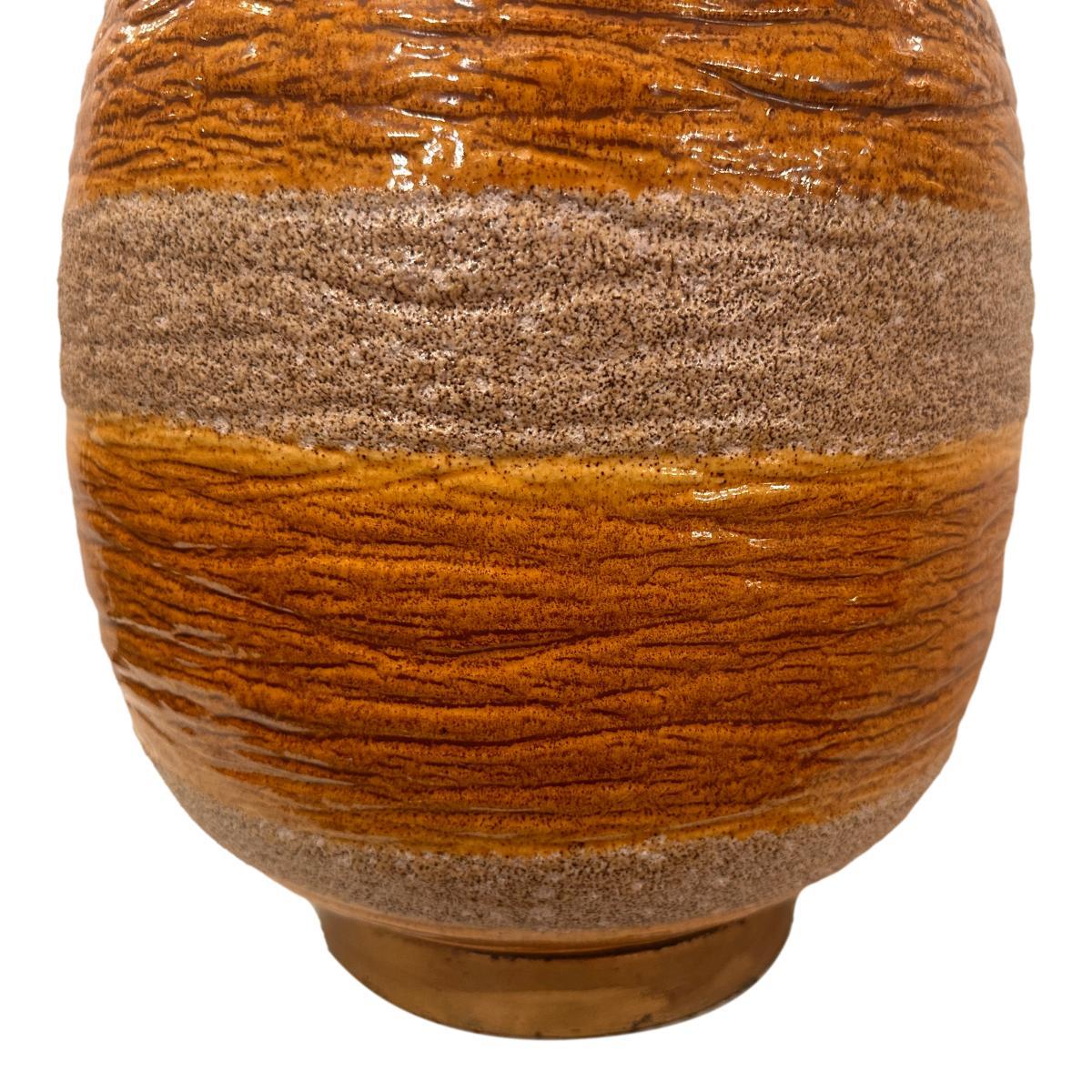 Große italienische Midcentury-Lampe (Keramik) im Angebot