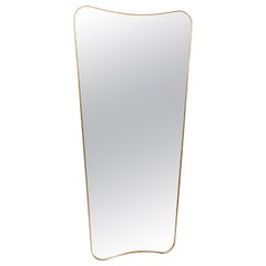 Large Italian Mirror in the Style of Gio Ponti