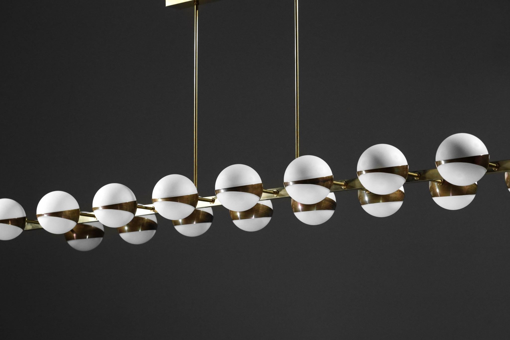 Large Italian Modern Chandelier 