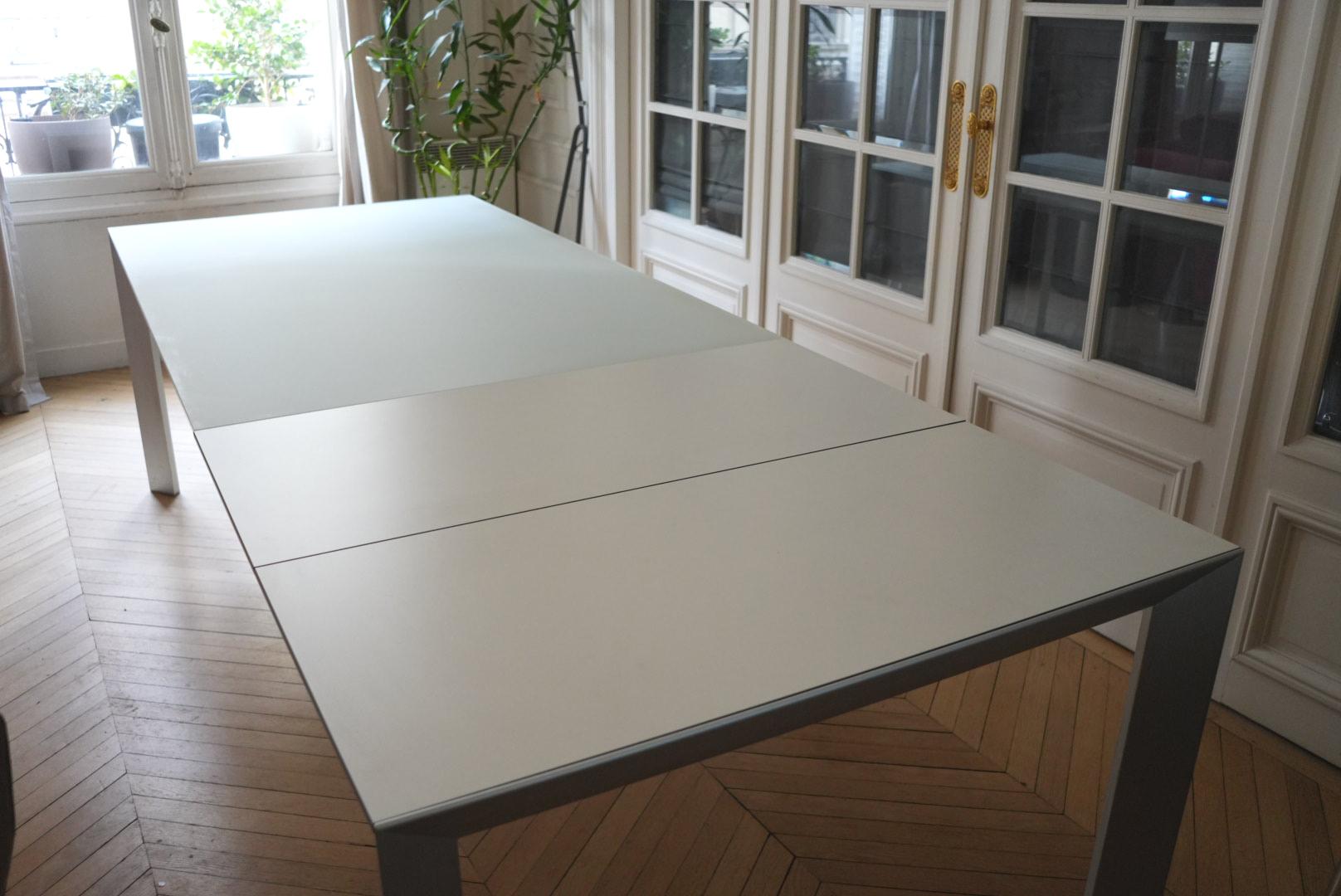 Grande table de salle à manger moderne italienne extensible (260 cm) Nori modèle-Bartoli Design en vente 1