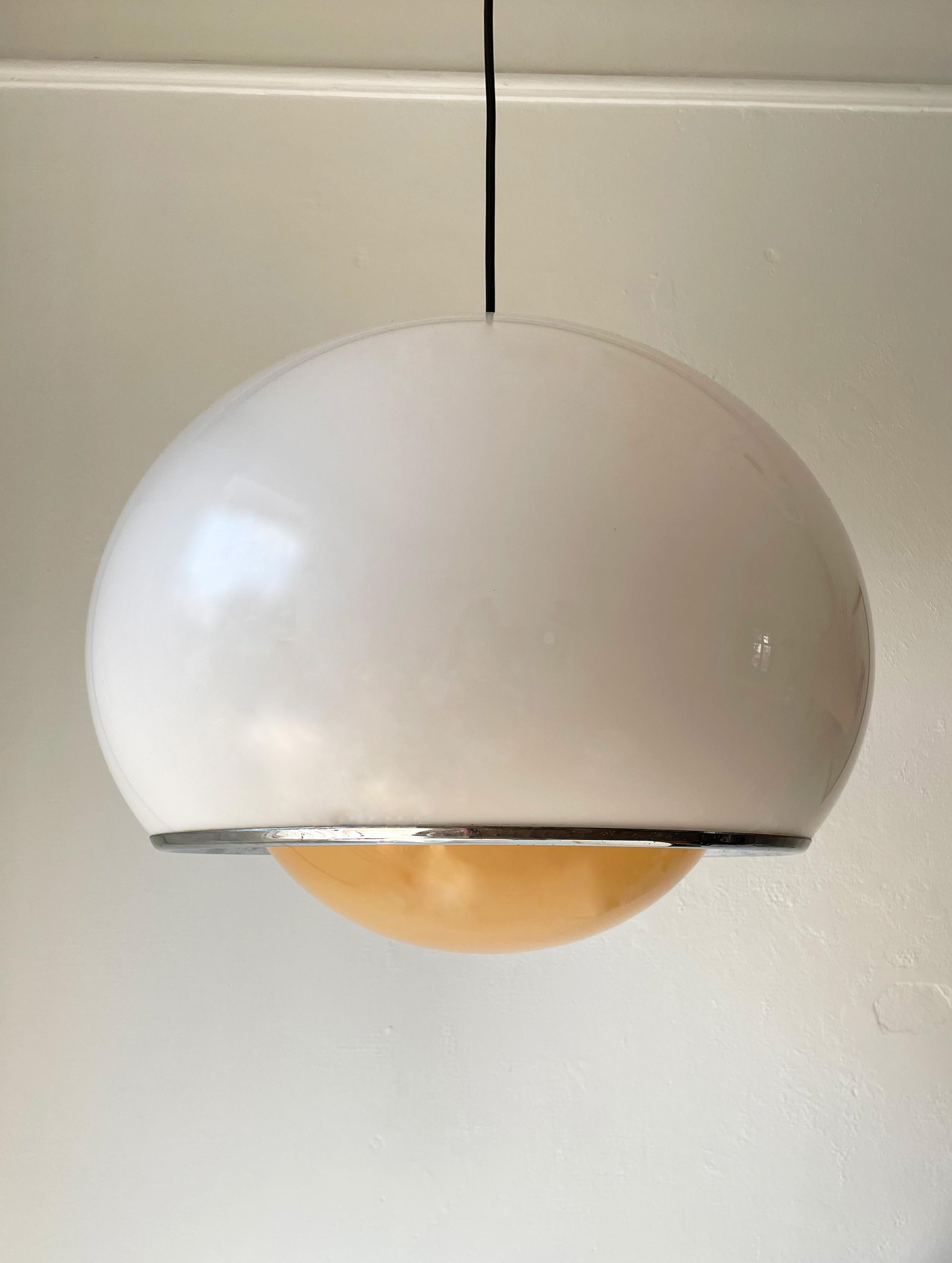 Large Italian modern atomic age Guzzini 