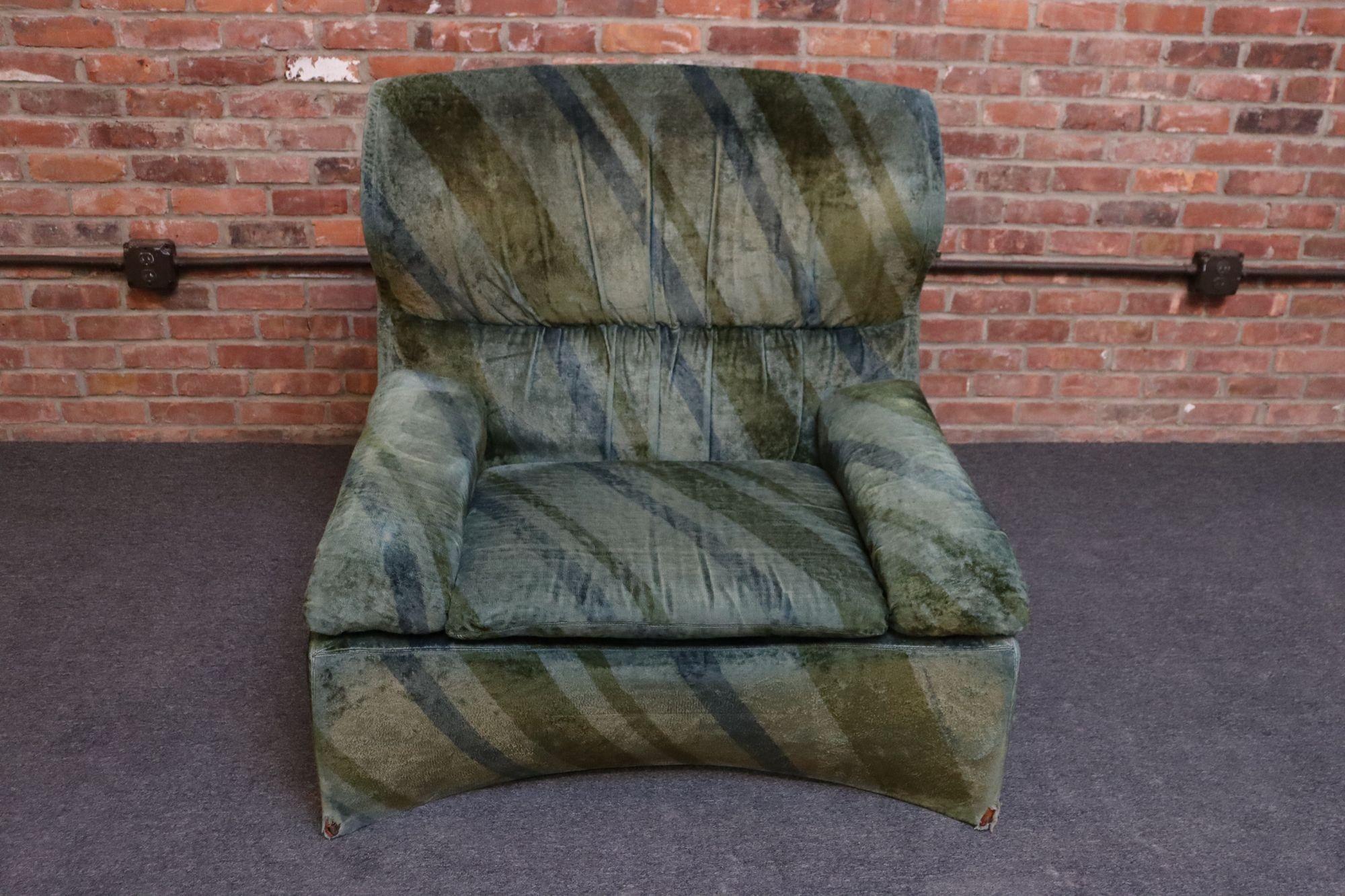 Sillón modernista italiano vintage Vela Alta (