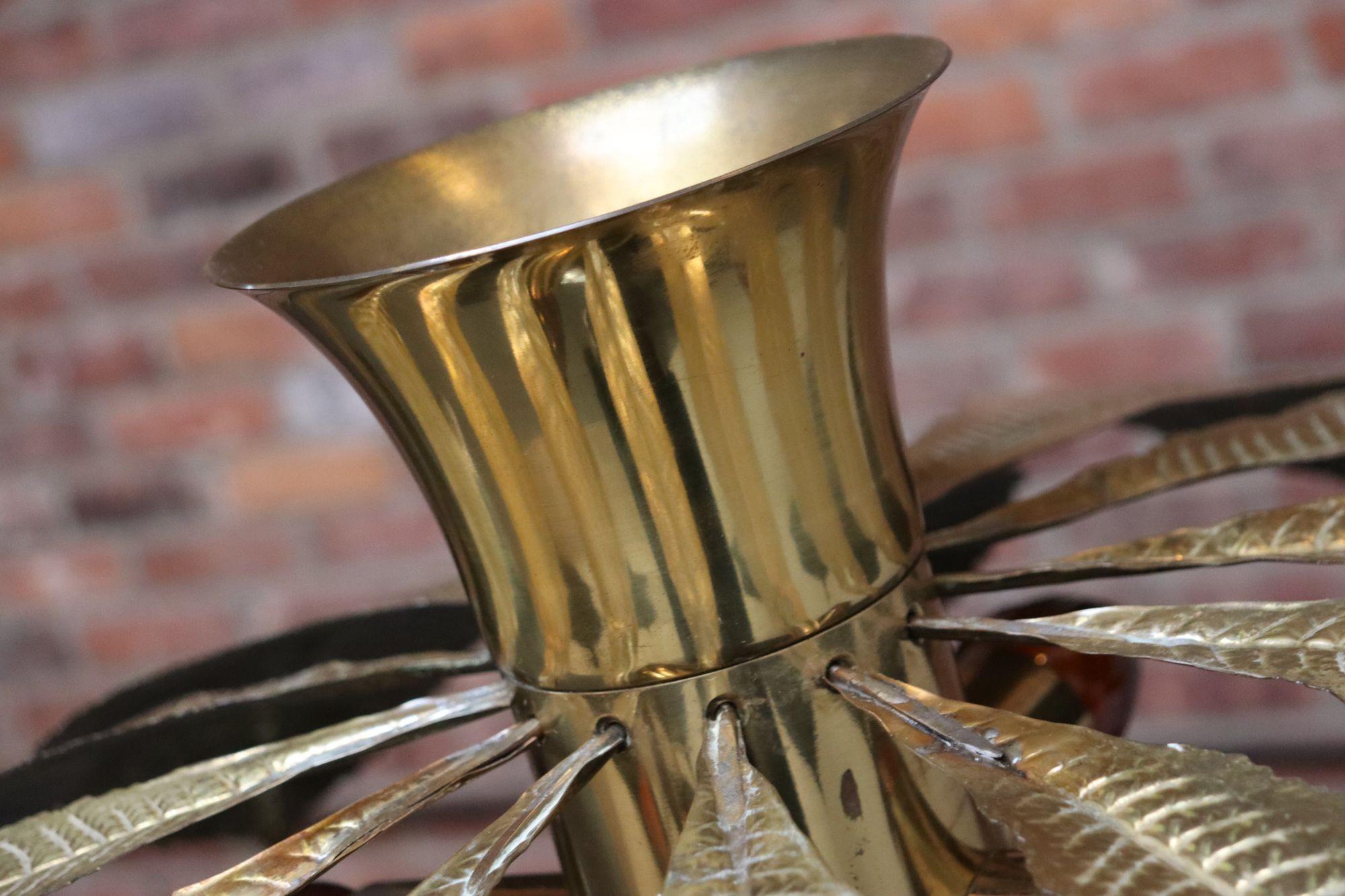 Grande lampada da tavolo modernista italiana 