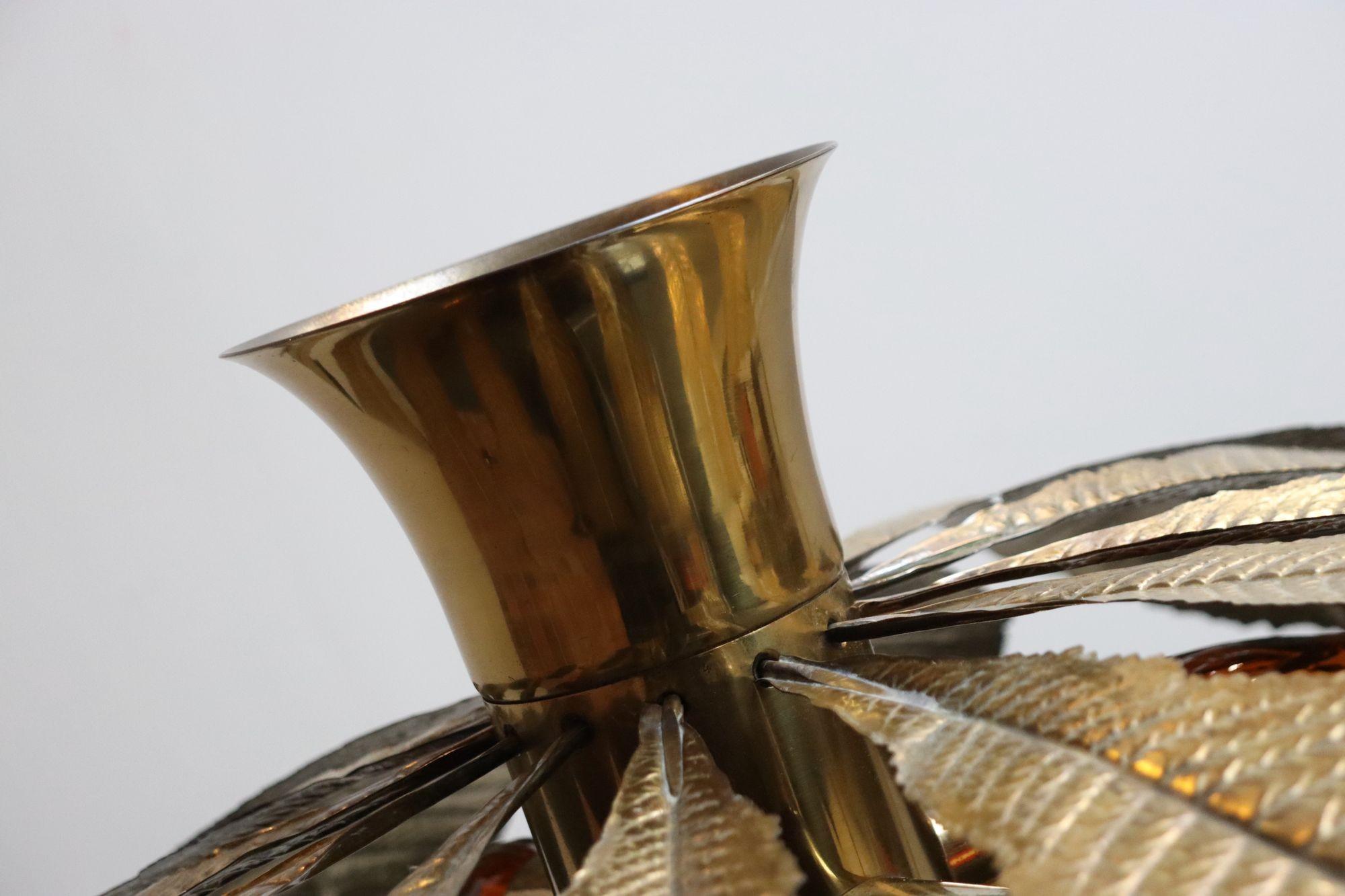 Grande lampada da tavolo modernista italiana 