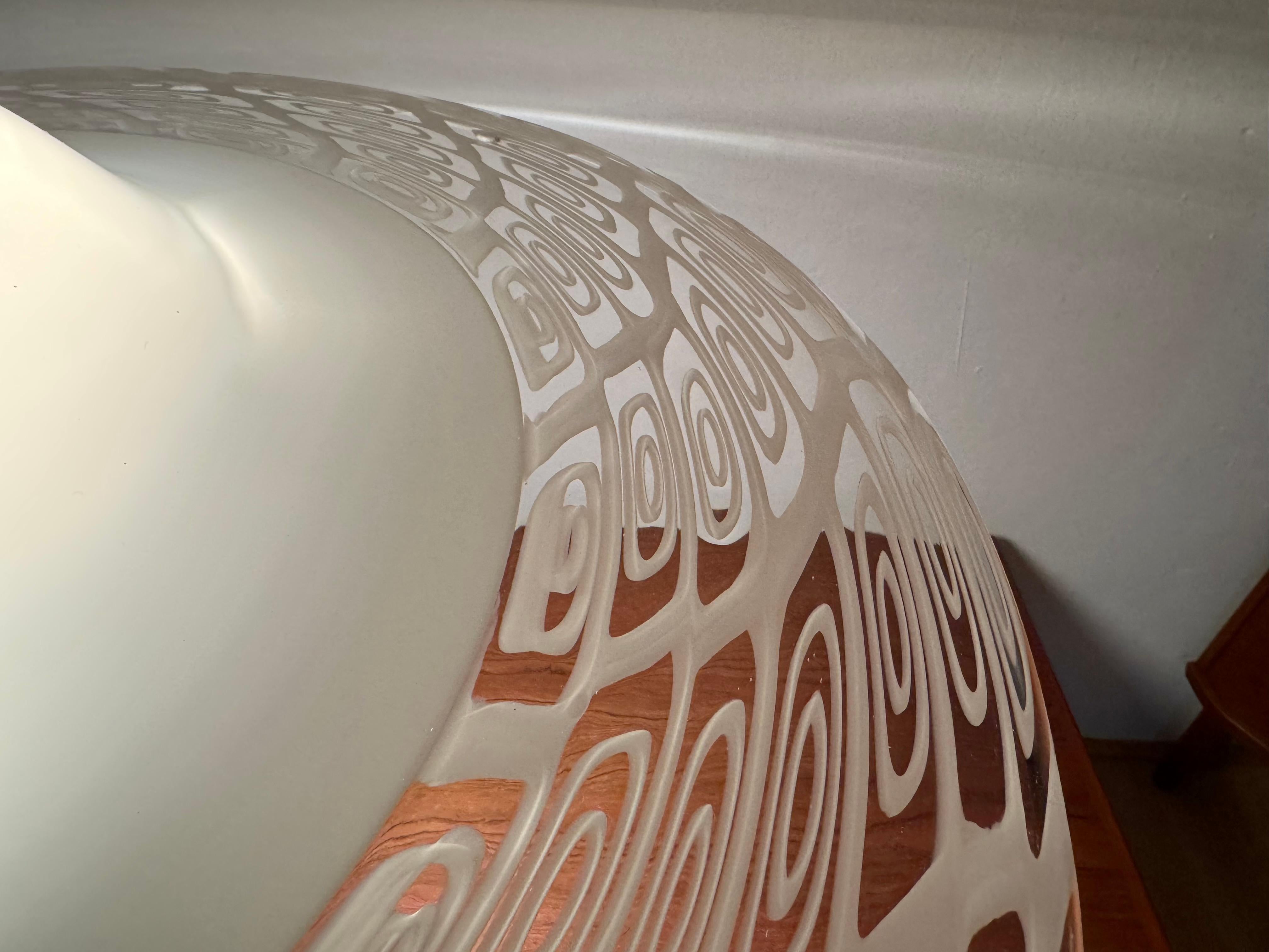 Grande lampada a sospensione in vetro di Murano italiano in vendita 7