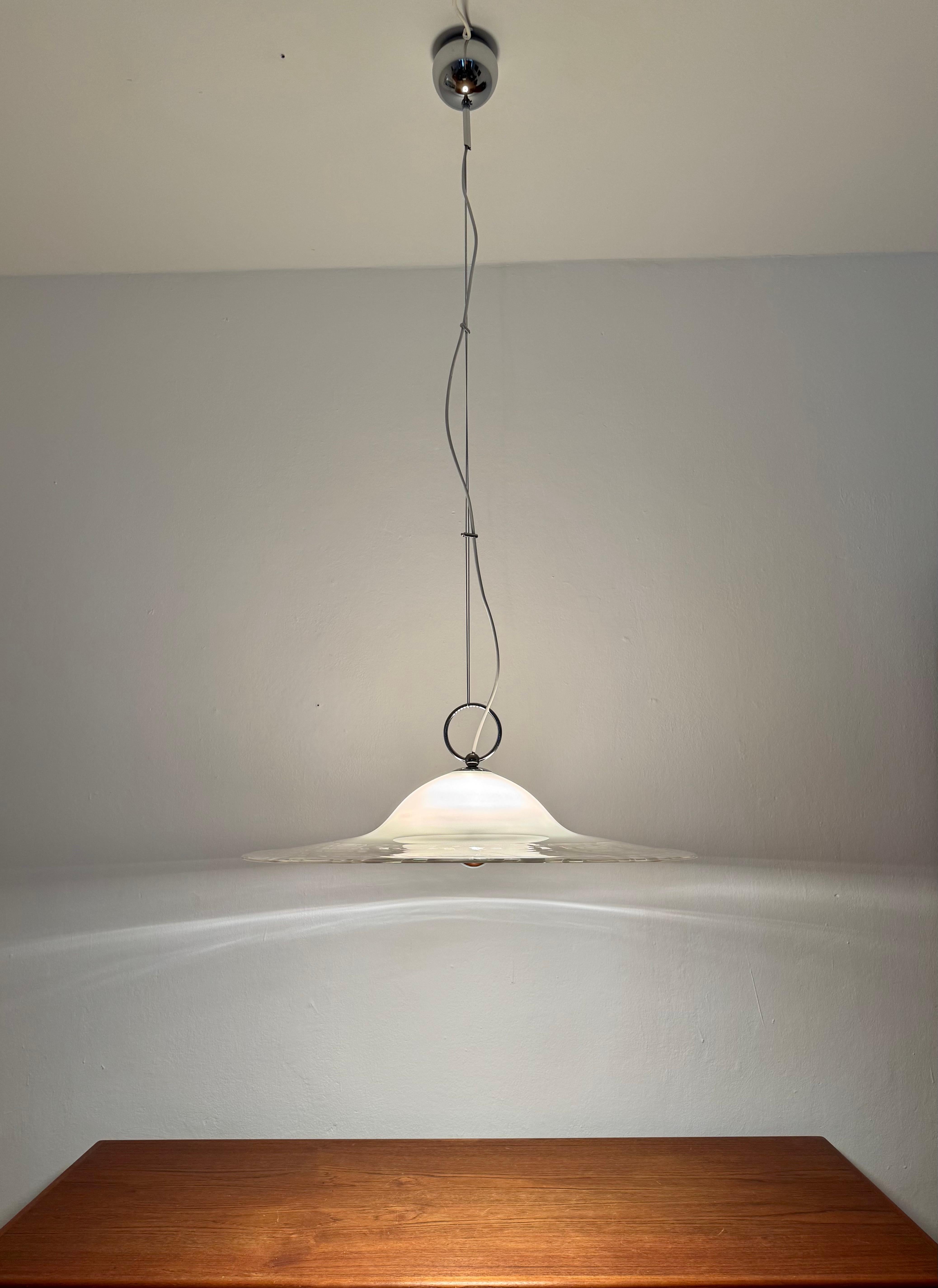 Grande lampada a sospensione in vetro di Murano italiano in vendita 2
